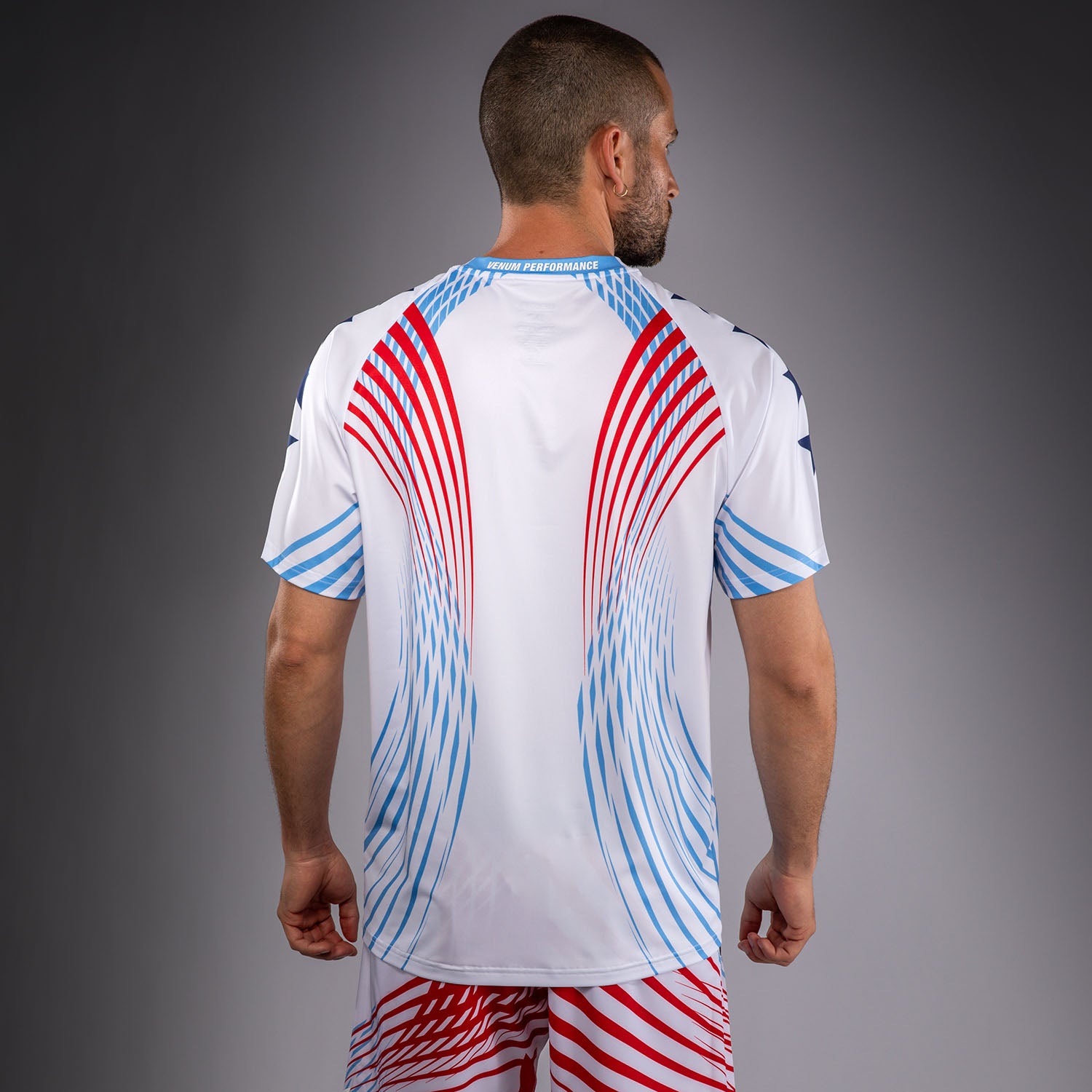 Official UFC Freedom 250 by Venum Authentic Fight Night Maillot Walkout pour homme - Blanc - product-type_T-Shirts Dry Tech