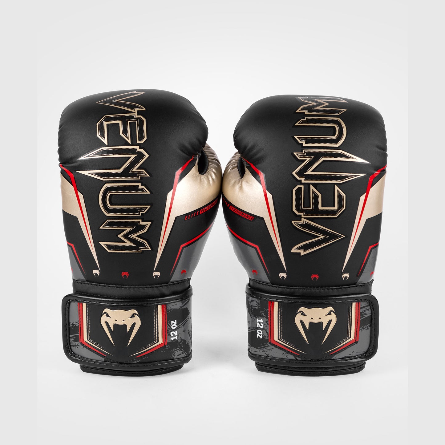 Gants de Boxe Venum Elite Evo - Noir/Or/Rouge - product-type_Gants de boxe