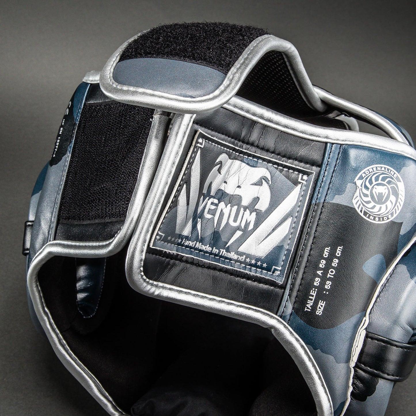 Casque de protection Venum Elite Camo – Bleu Marine Foncé/Bleu