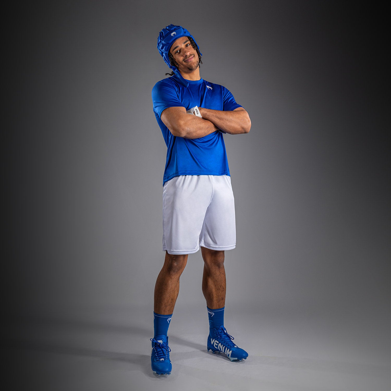 T-shirt à manches Courtes Venum Lineup Performance - Bleu Royal/Blanc - product-type_T-Shirts Dry Tech
