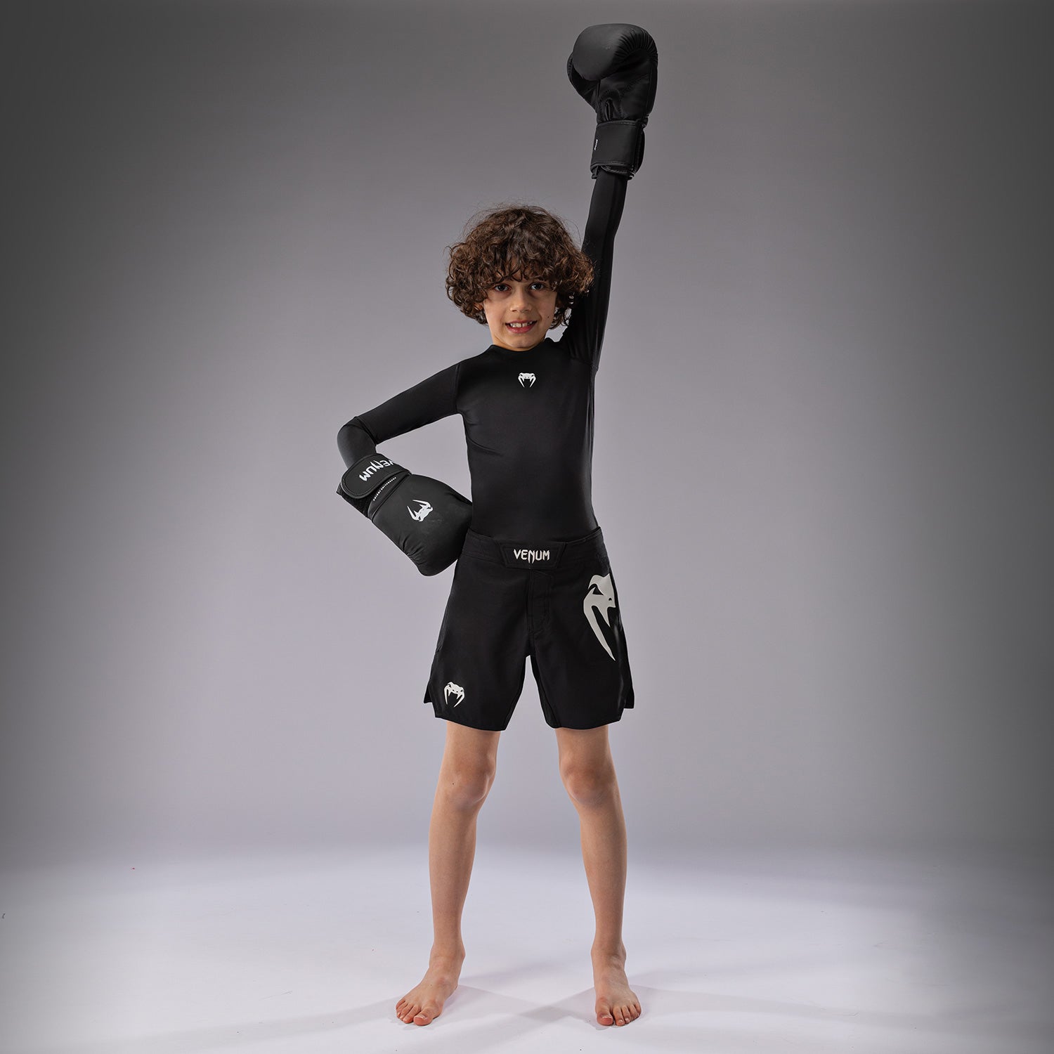 Short de combat pour Enfants Venum Light - Noir - product-type_Shorts de MMA