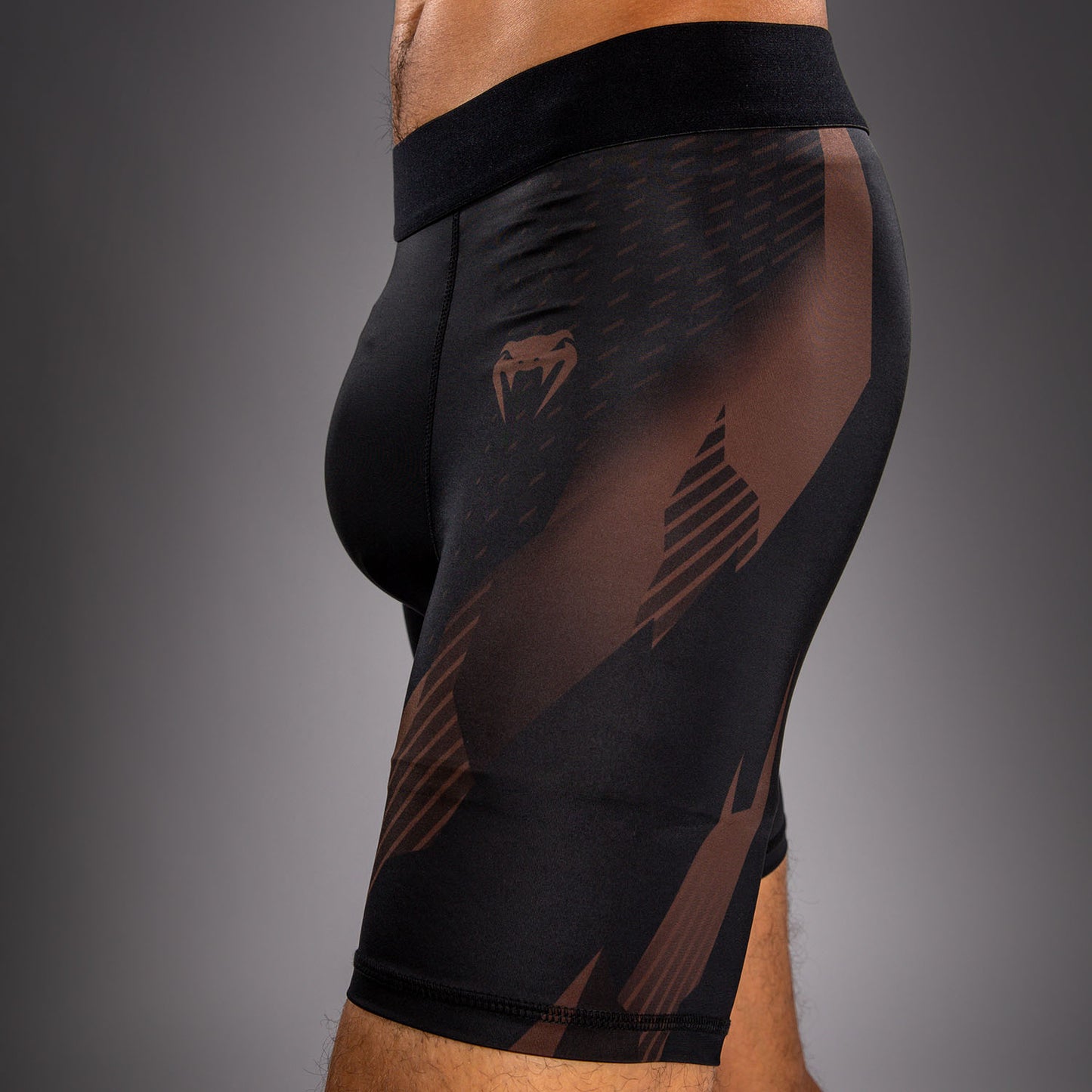 Short de Compression Venum No-Gi 6.0 - Noir/Marron
