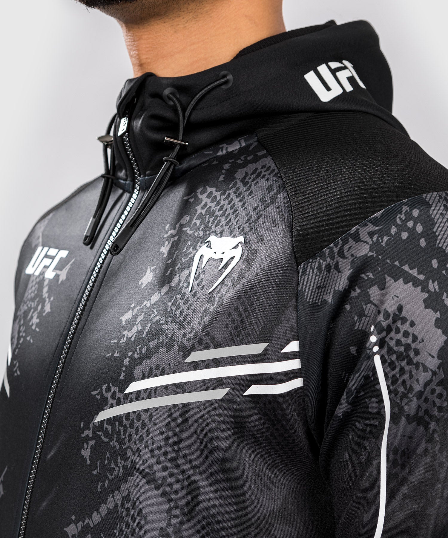Veste à Capuche Personnalisée pour Hommes UFC Adrenaline by Venum Authentic Fight Night - Noir - product-type_Vestes