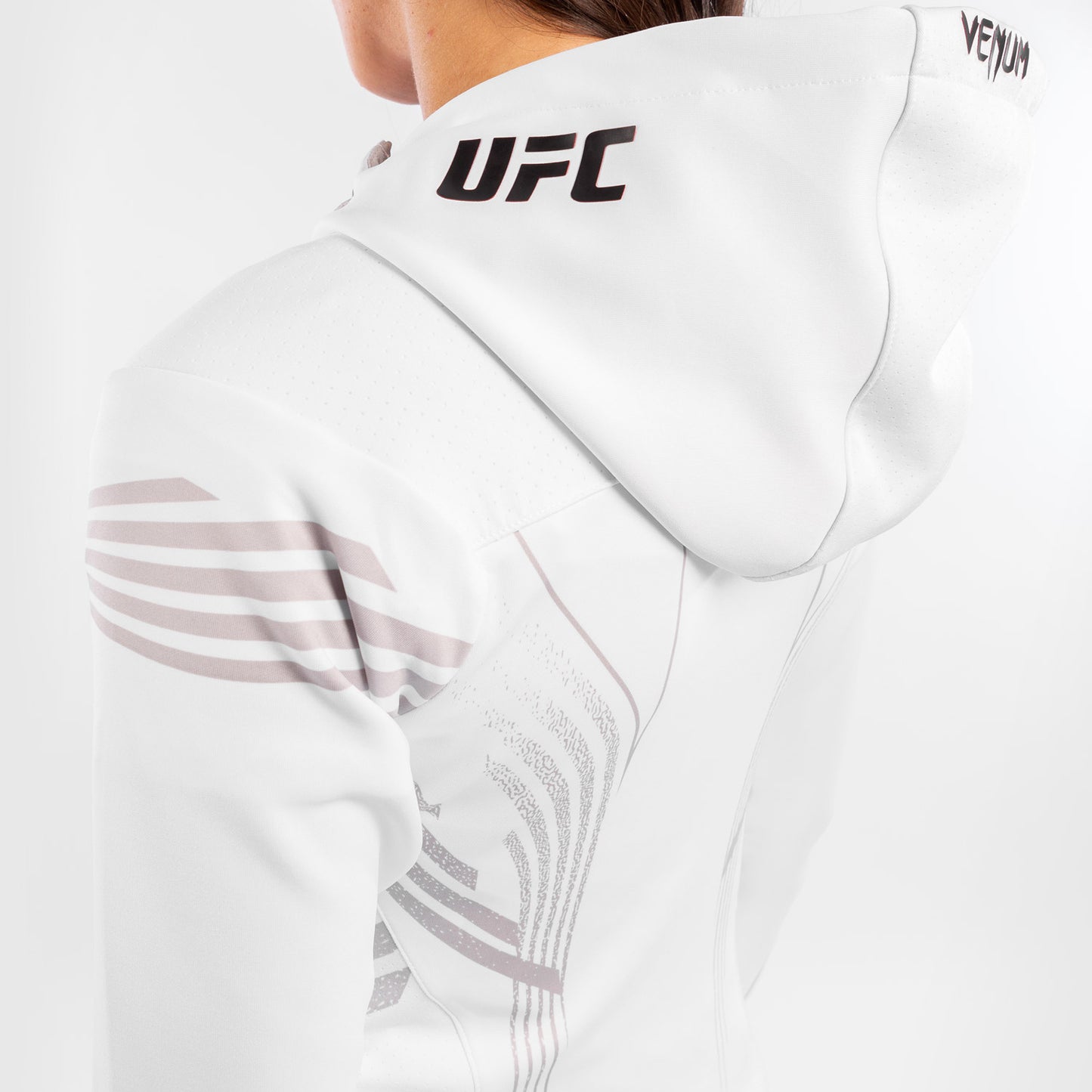 Sweatshirt à Capuche Femme Personnalisé UFC Venum Authentic Fight Night - Blanc - product-type_Vestes