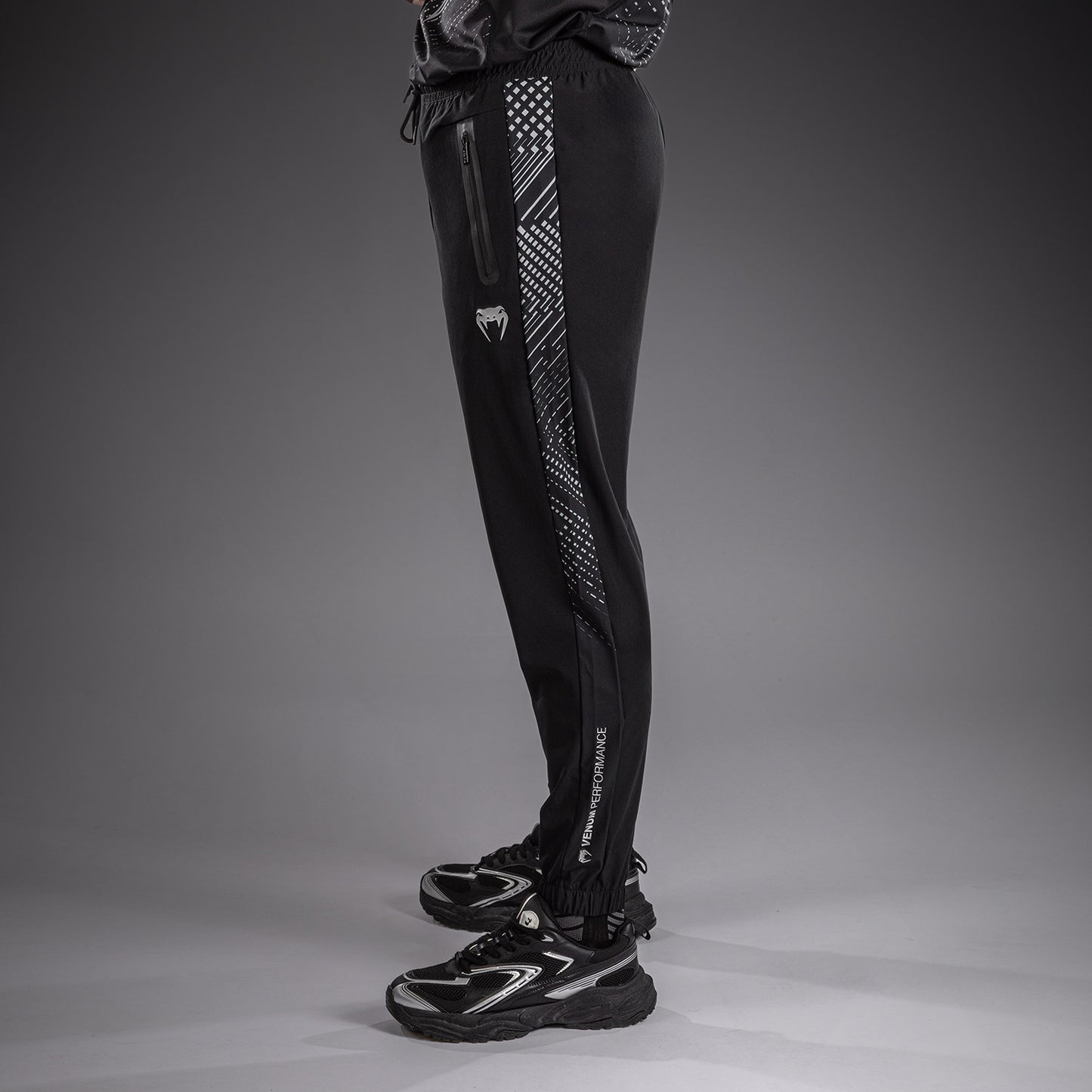 Pantalon de Jogging Venum Midnight Fury – Noir/Gris/Argent