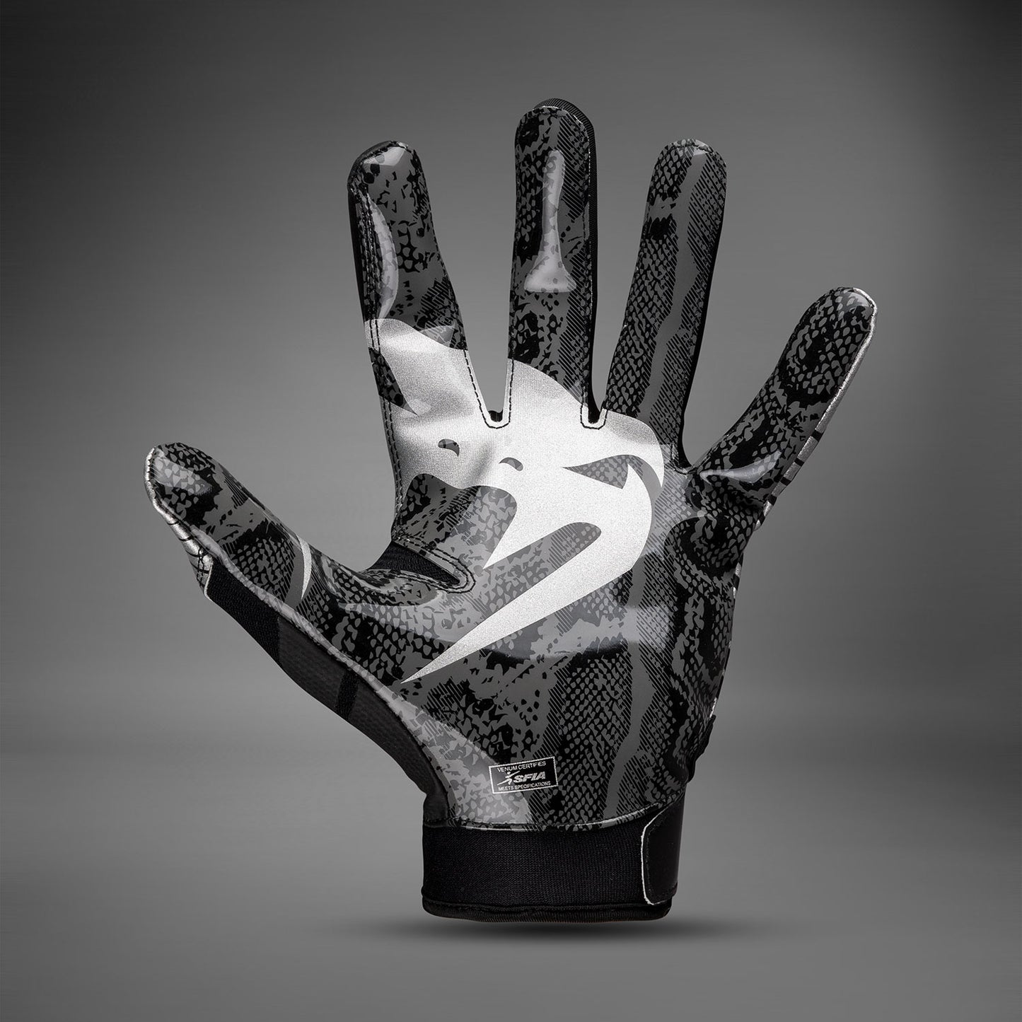 Gants de Football Venum Elite - Noir/Argent - product-type_Football Gloves