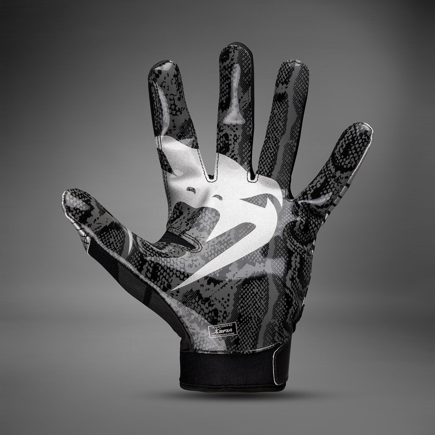 Gants de Football Venum Elite - Noir/Argent - product-type_Football Gloves