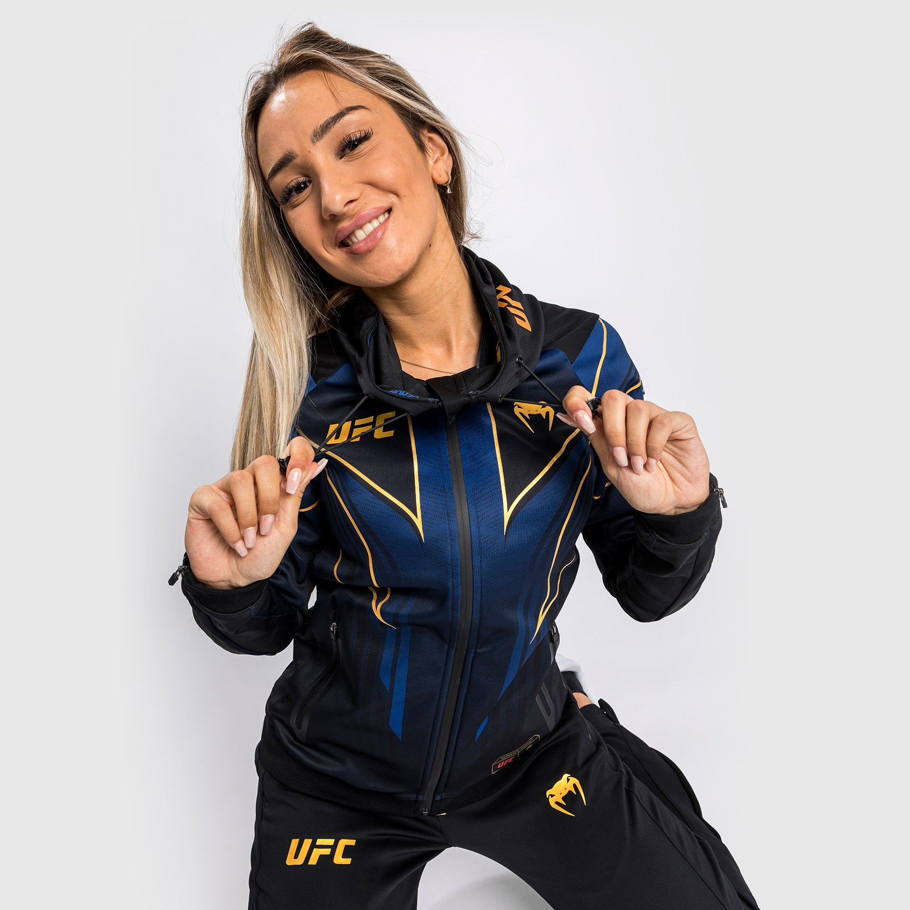 Sweatshirt à Capuche Femme UFC Venum Authentic Fight Night 2.0 - Midnight Edition - Champion - product-type_Vestes