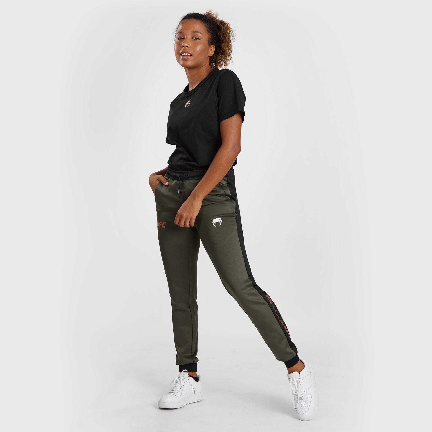 Pantalon de jogging de performance pour Femmes UFC Adrenaline by Venum Fight Week - Kaki/Bronze - product-type_Pantalons de jogging