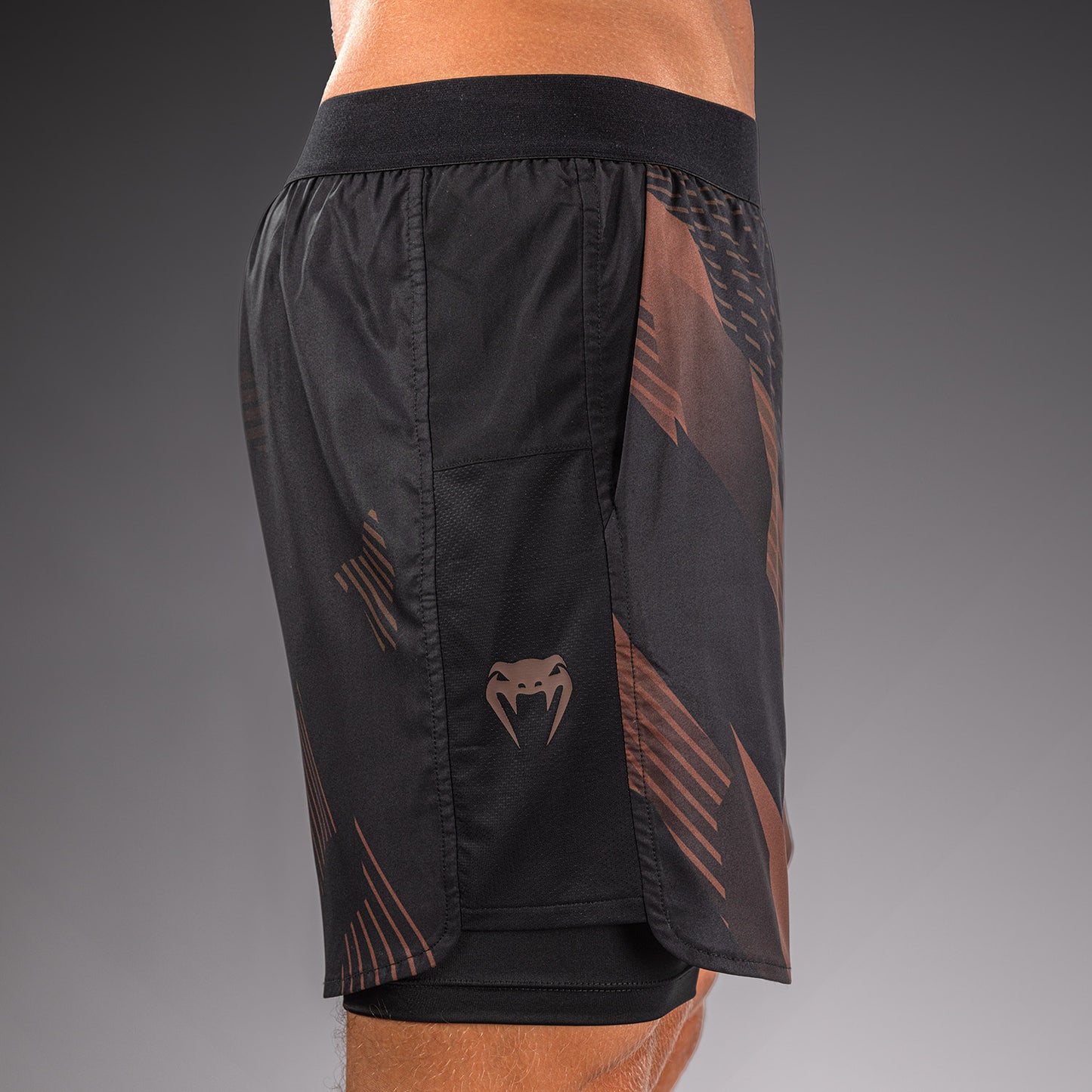 Short d’Entraînement Venum No-Gi 6.0 - Noir/Marron