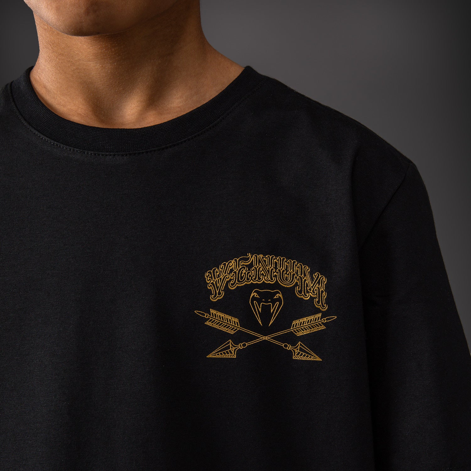 T-shirt Pour Enfants Venum Wolf Atak – Noir/Gris - product-type_T-Shirts