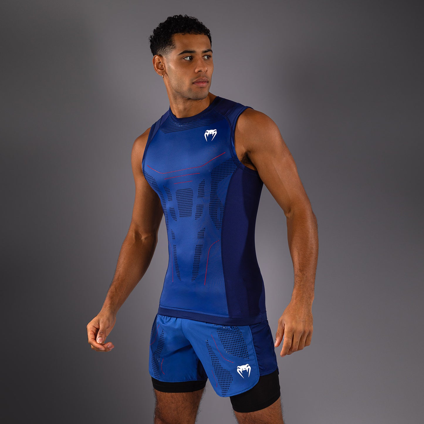 Rashguard Sans Manches Venum Technical 3.0 - Bleu Nuit - product-type_T-Shirts de Compression