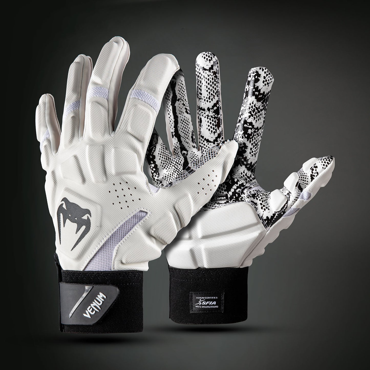 Gants de football Venum Elite Xtp blancs et noirs - product-type_Football Gloves