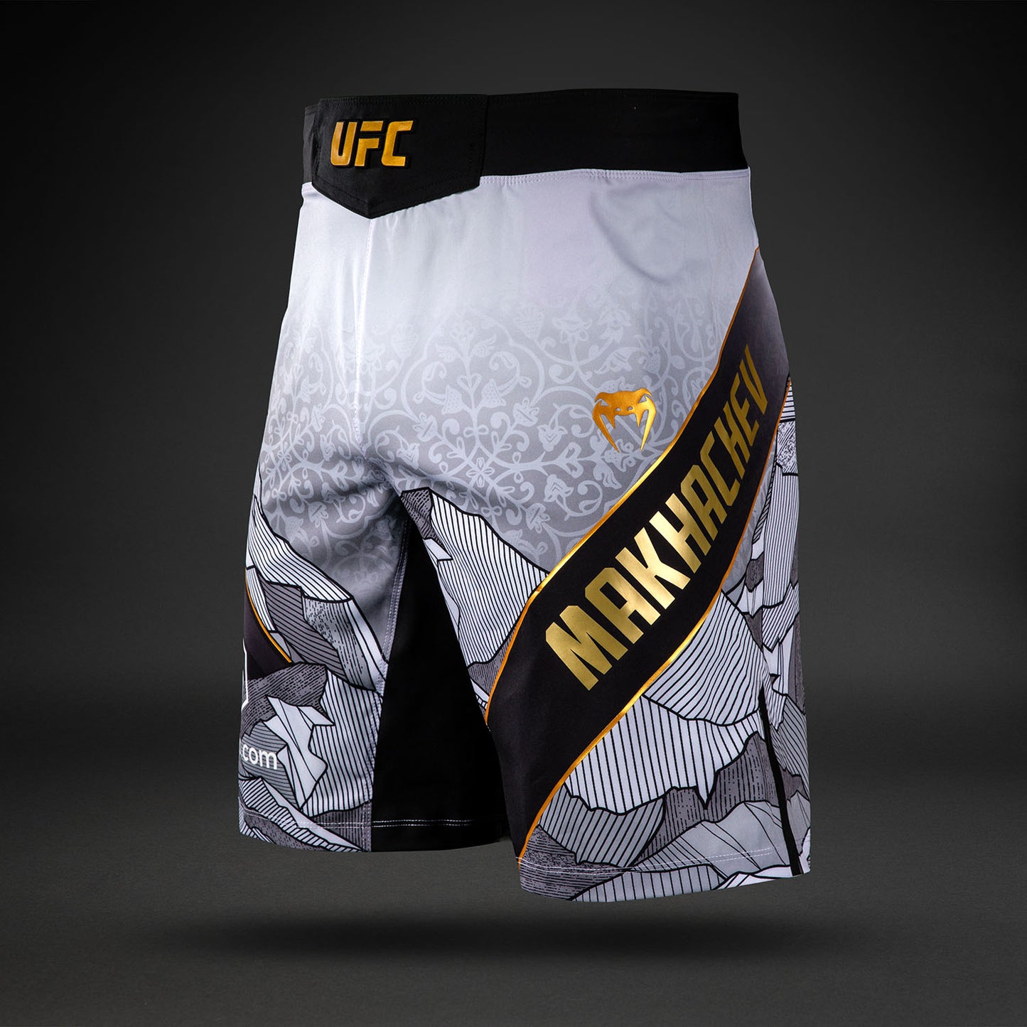 Short de combat pour Hommes UFC Unrivaled by Venum Islam Makhachev - Blanc/Noir - product-type_Shorts de MMA