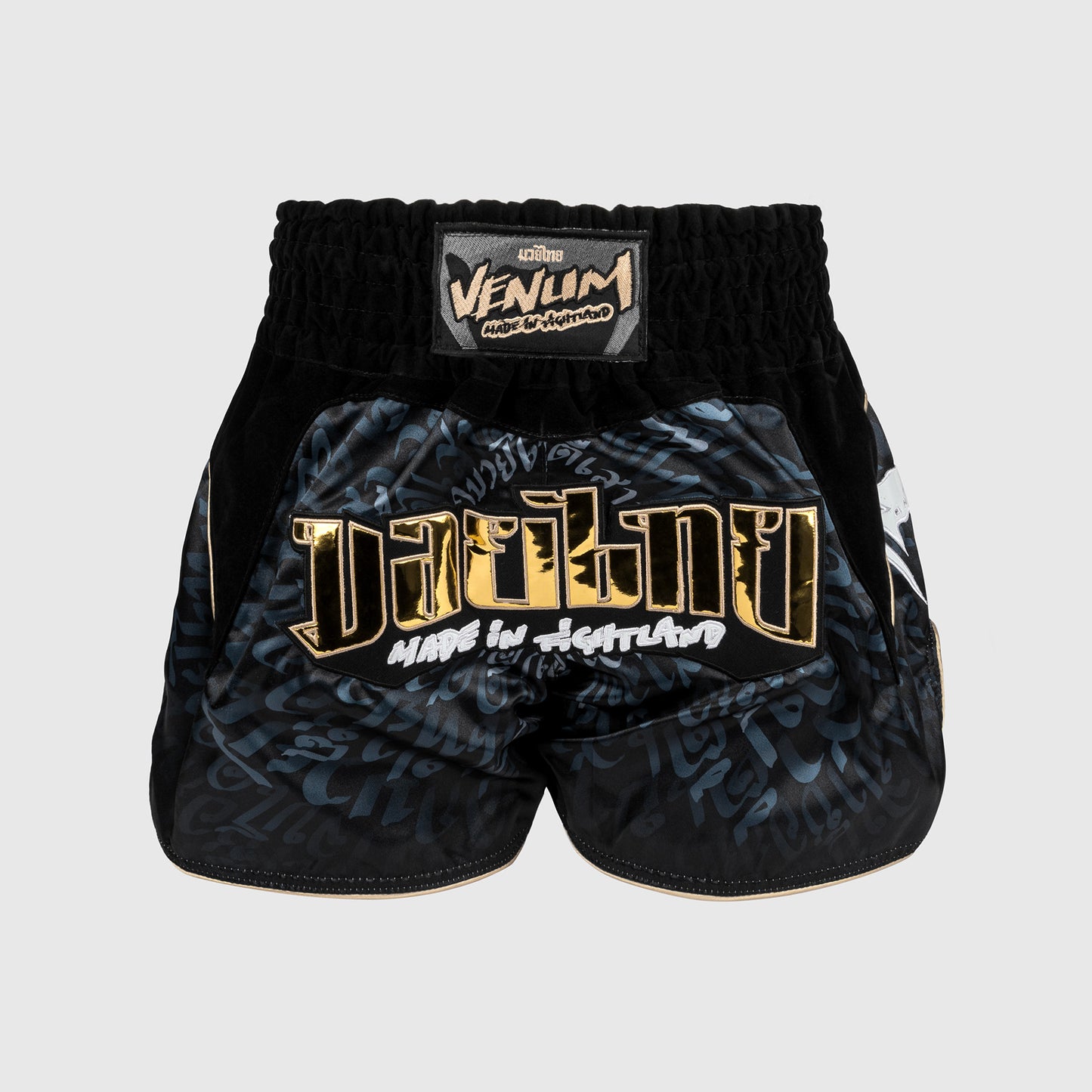 Short de Muay Thai Venum Attack - Noir/Gris - product-type_Shorts de Muay Thai