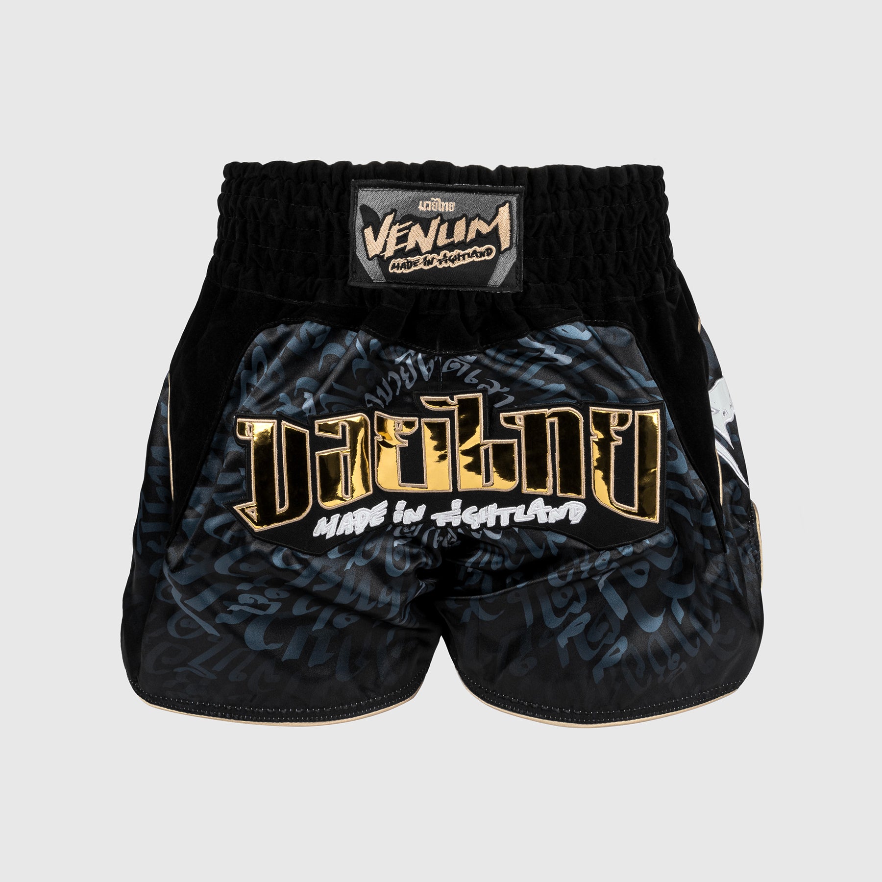 Short de Muay Thai Venum Attack - Noir/Gris - product-type_Shorts de Muay Thai