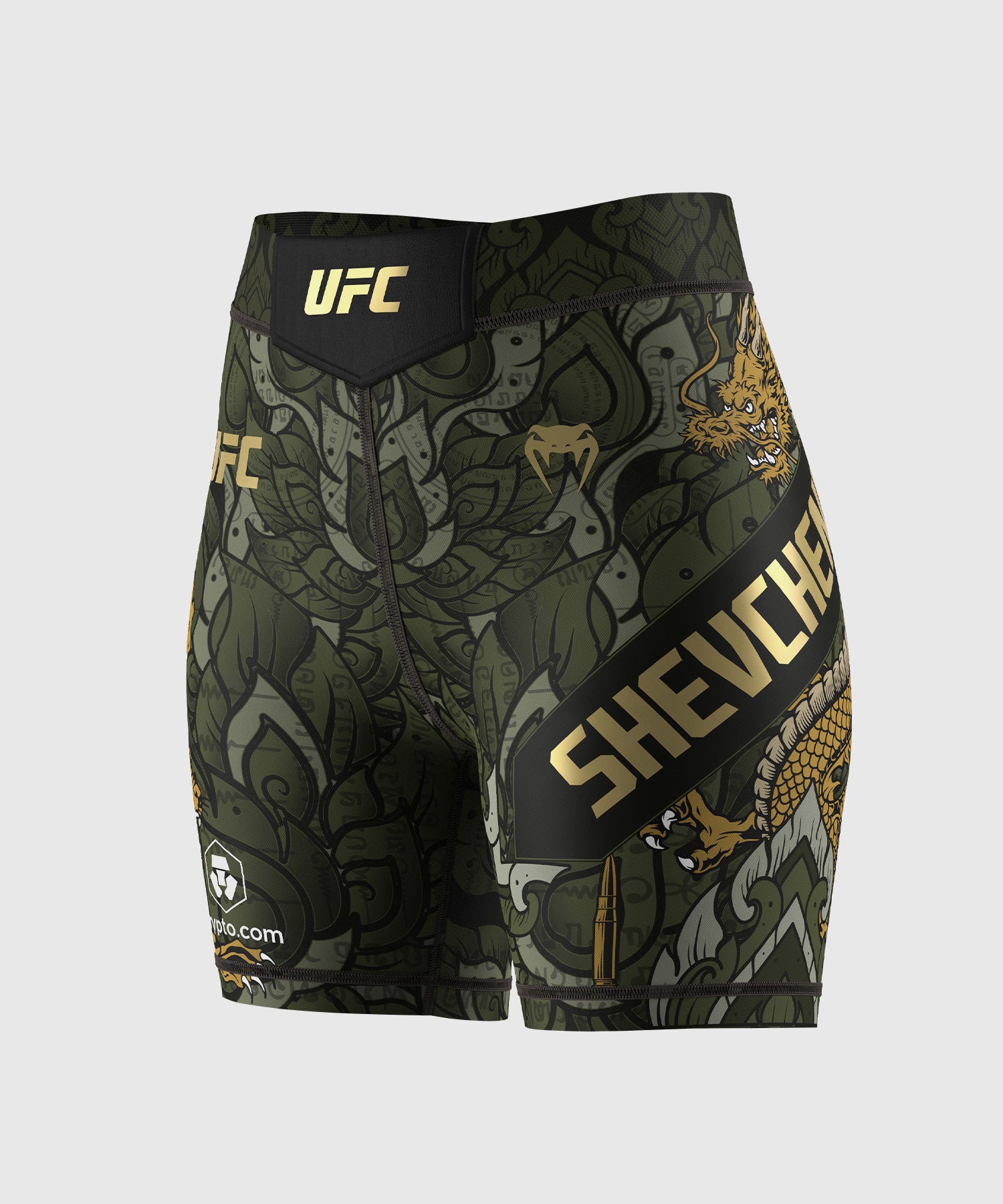 Short de compression pour Femmes UFC Unrivaled by Venum Valentina Shevchenko - Vert - product-type_Shorts de compression