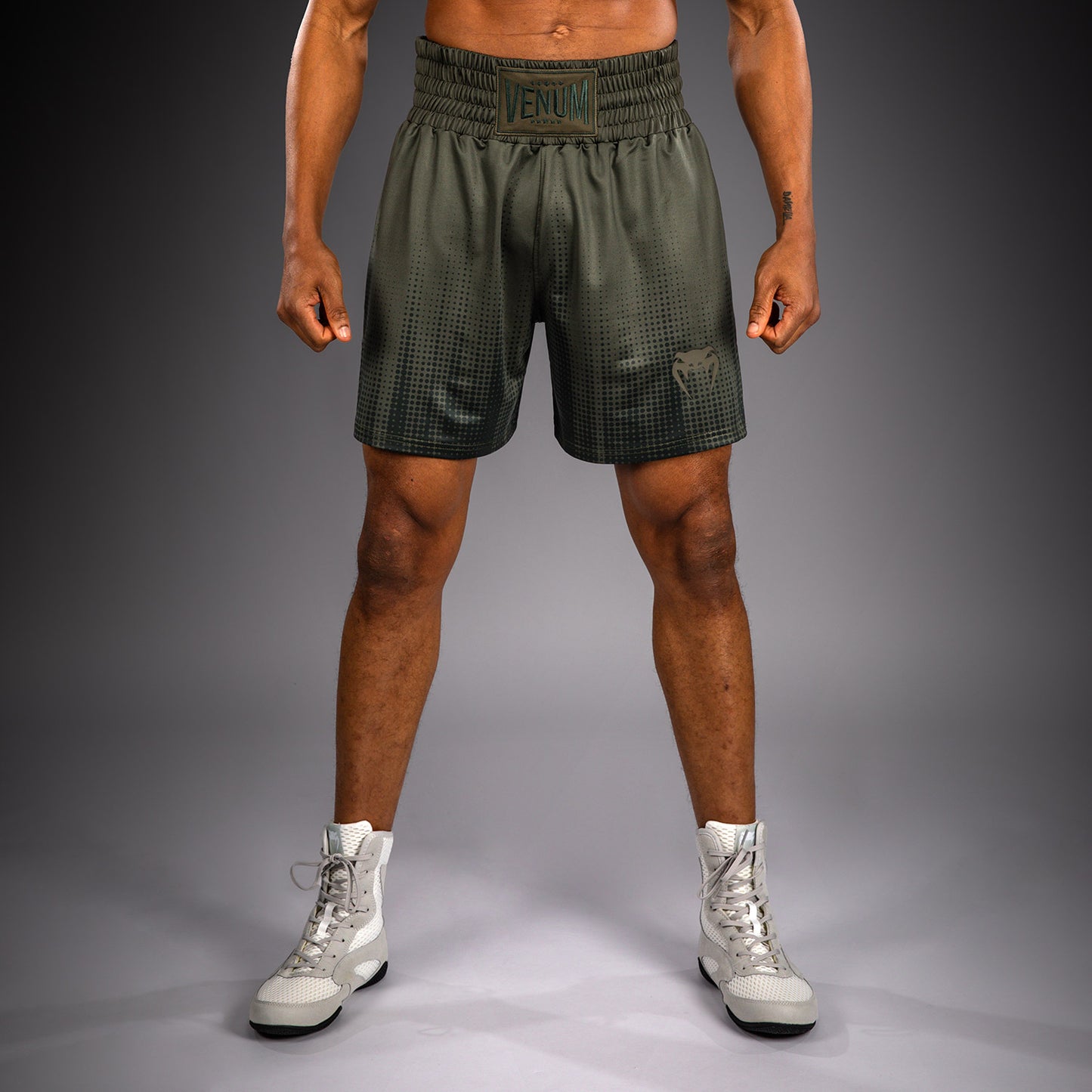 Short de Boxe Venum Stealth – Kaki/Vert Foncé - product-type_Shorts de boxe
