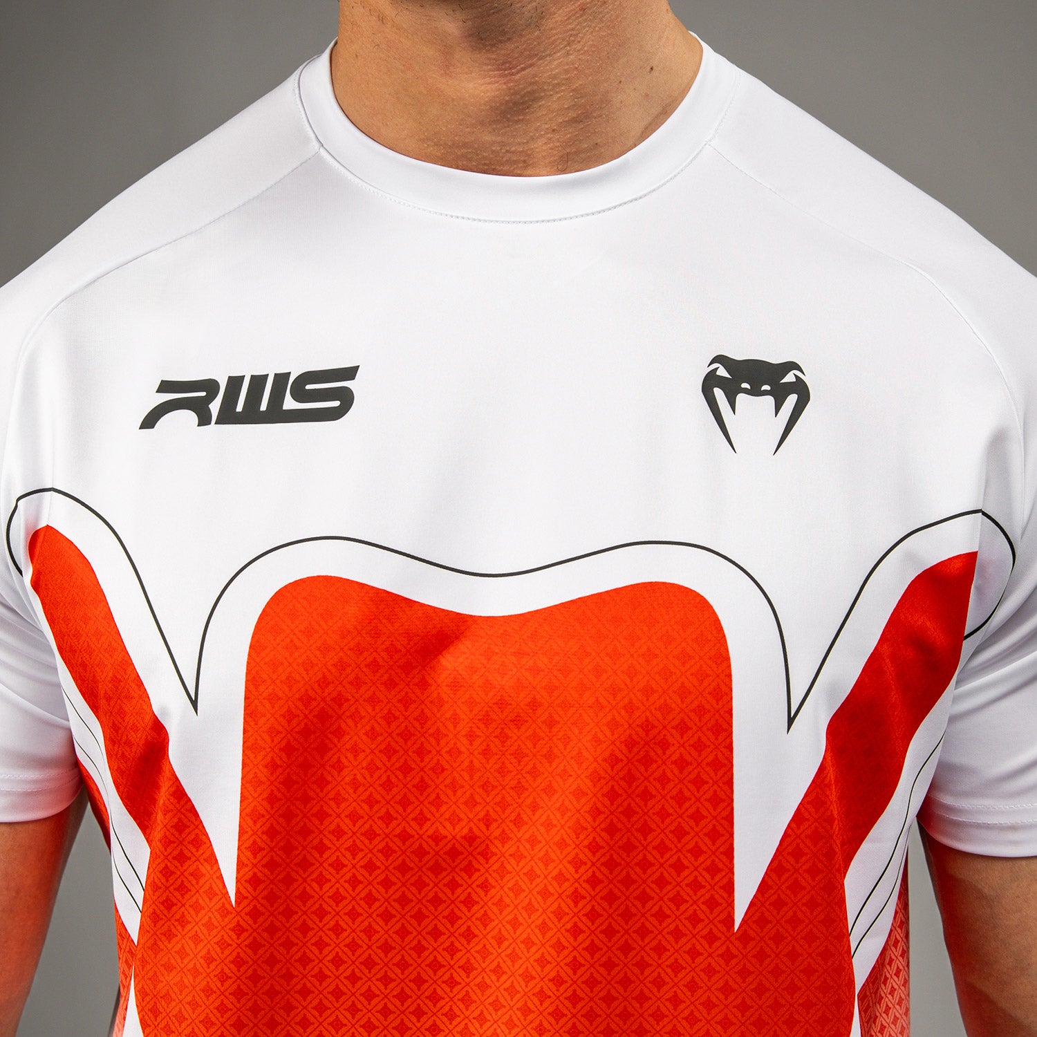 T-shirt Dry-Tech Homme Venum x RWS 2.0 – Blanc/Rouge - product-type_T-Shirts Dry Tech