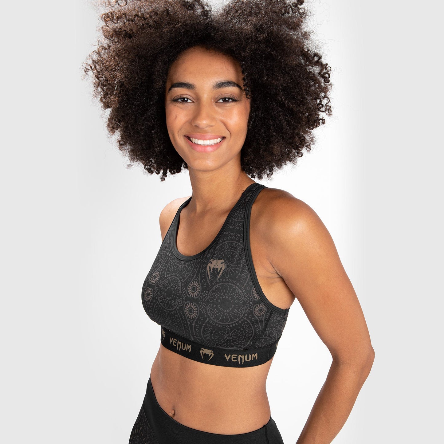 Brassière Santa Muerte Dark Side Venum - Noir/Marron - product-type_Brassières de sport