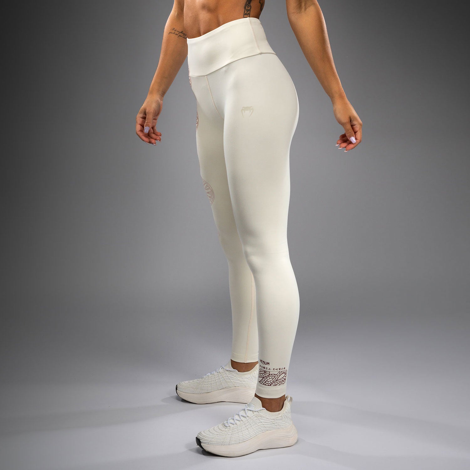 Legging Venum Serpenti – Ivoire/Bordeaux - product-type_Leggings