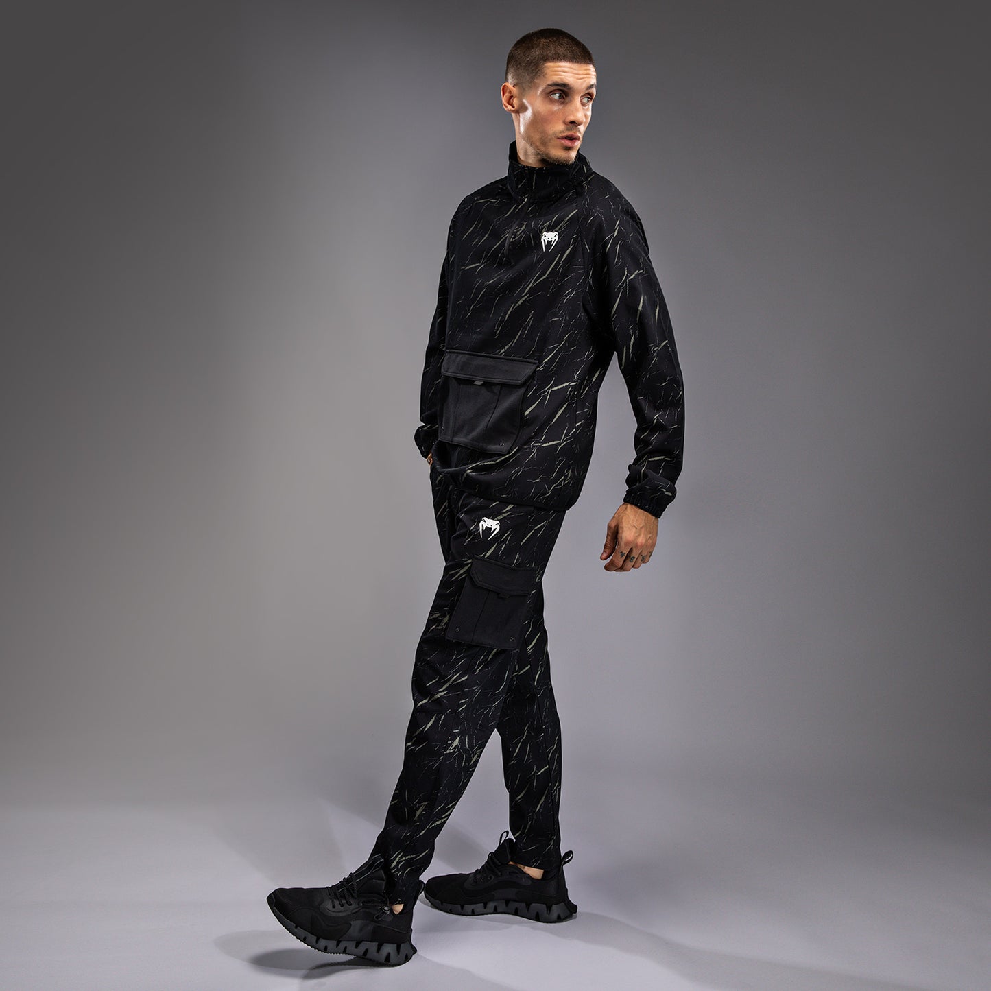 Veste de Survêtement Pour Hommes Venum Trooper - Noir/Beige - product-type_Sweatshirts