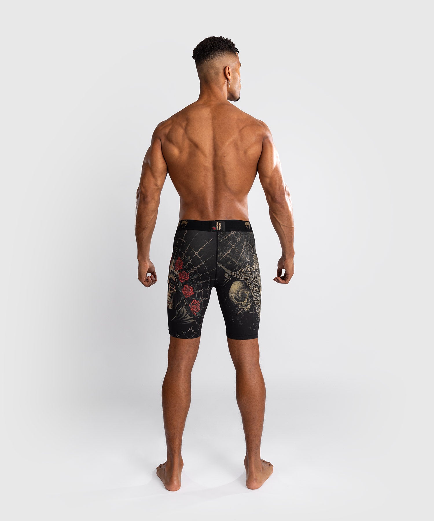 Short de compression pour Hommes Venum Santa Muerte 5.0 - Noir Profond/Or - product-type_Shorts de compression