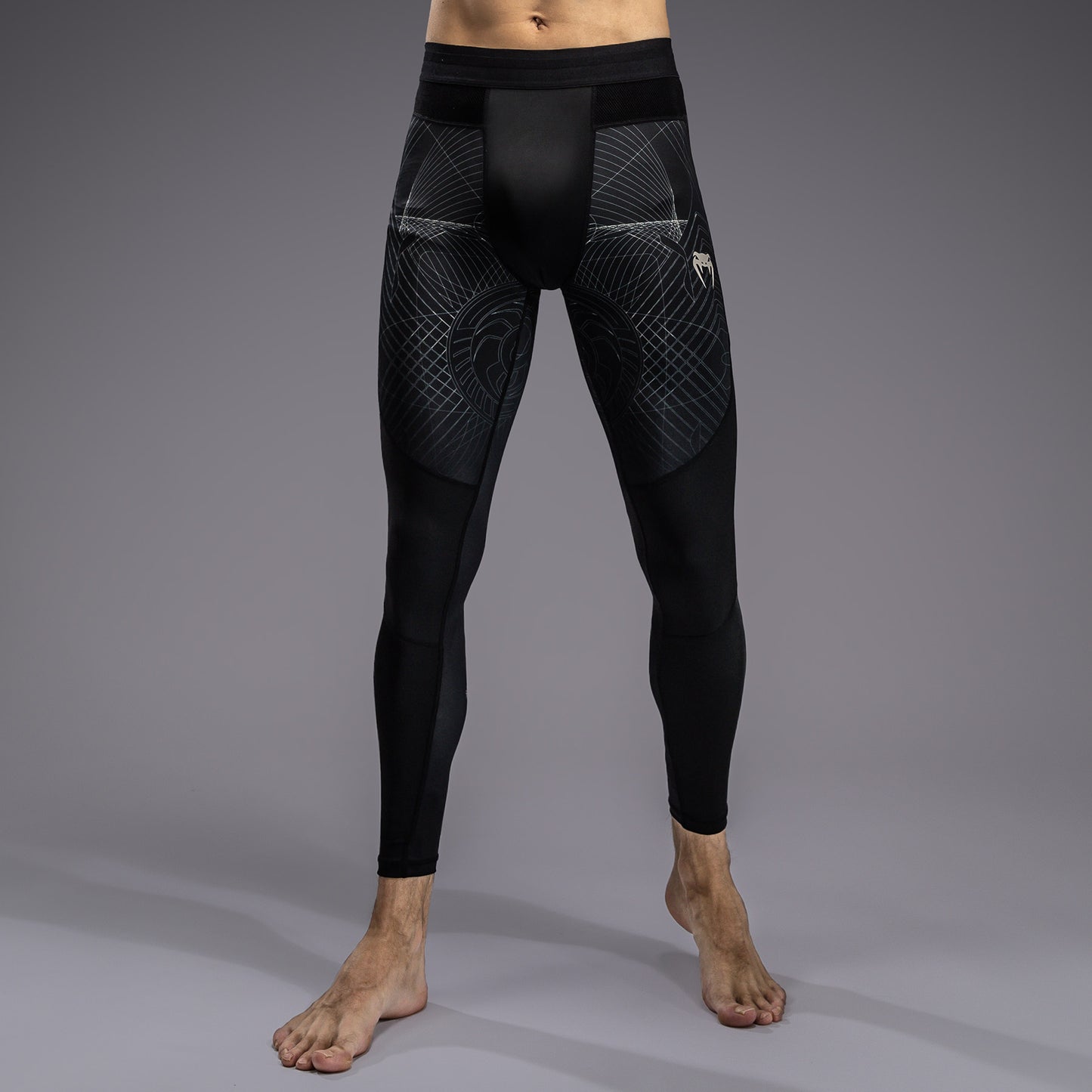 Pantalon de Compression Venum G-Fit Air pour Hommes - Noir Intense/Sable Désert - product-type_Pantalons de Compression
