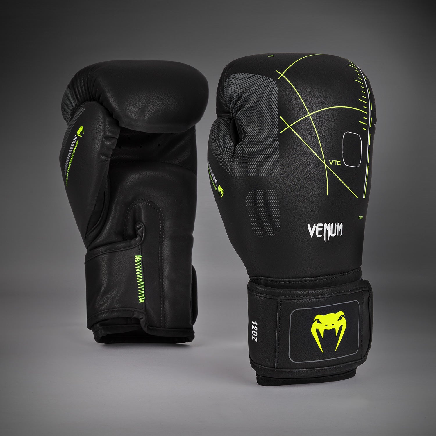Gants de boxe Venum Training Camp 4.0 - Noir/Vert fluo - product-type_Gants de boxe