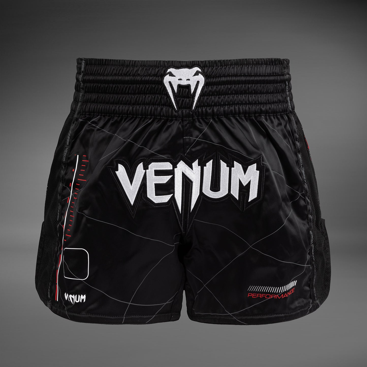 Short de Muay Thai Venum Tactical XT- Noir/Rouge Feu - product-type_Shorts de Muay Thai