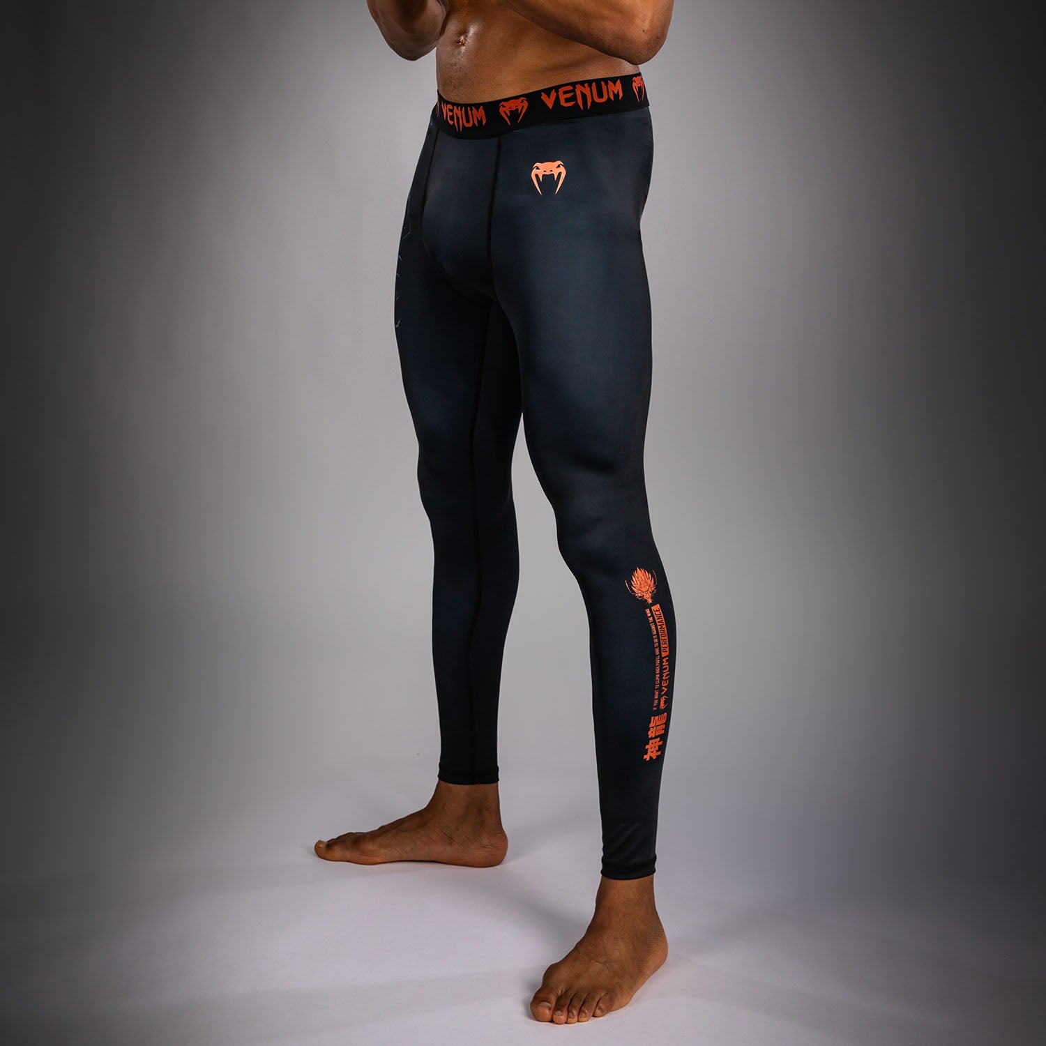Pantalon de compression Venum Thunder Dragon – Noir/Gris/Cuivre - product-type_Pantalons de Compression