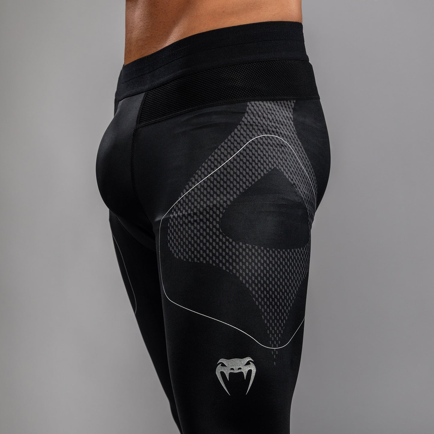 Pantalon de Compression Venum Nexus – Noir/Argent - product-type_Pantalons de Compression