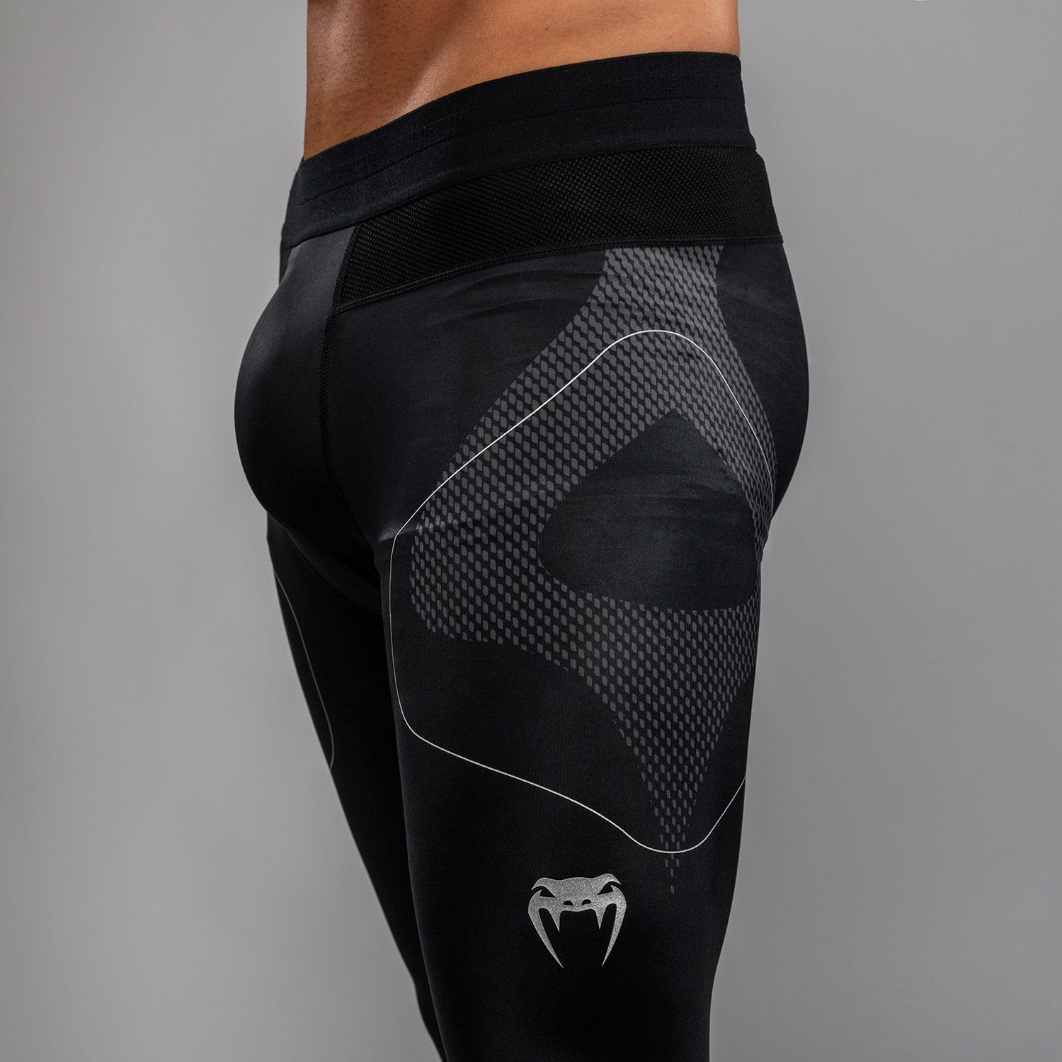 Pantalon de Compression Venum Nexus – Noir/Argent - product-type_Pantalons de Compression