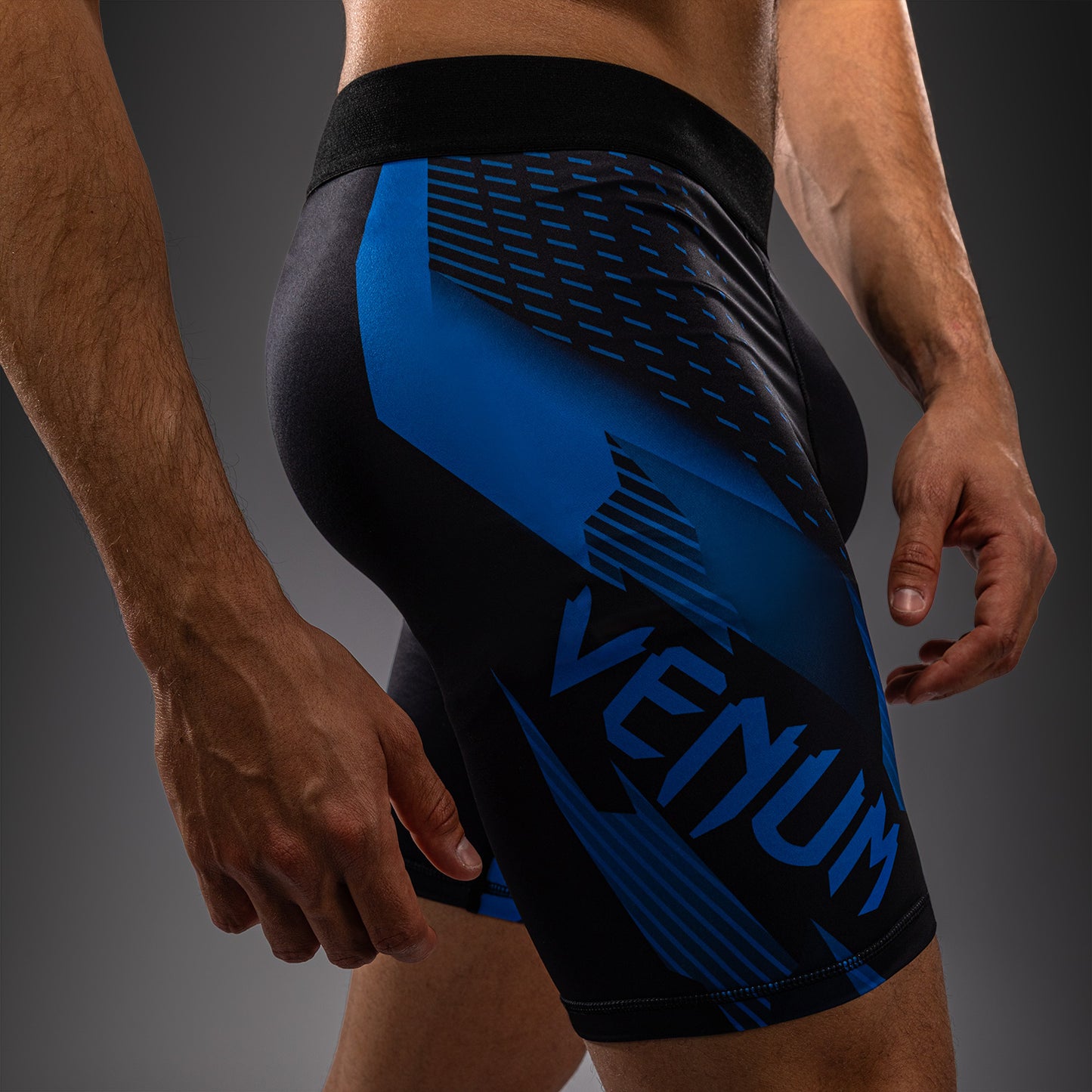 Short de Compression Venum No-Gi 6.0 - Noir/Bleu
