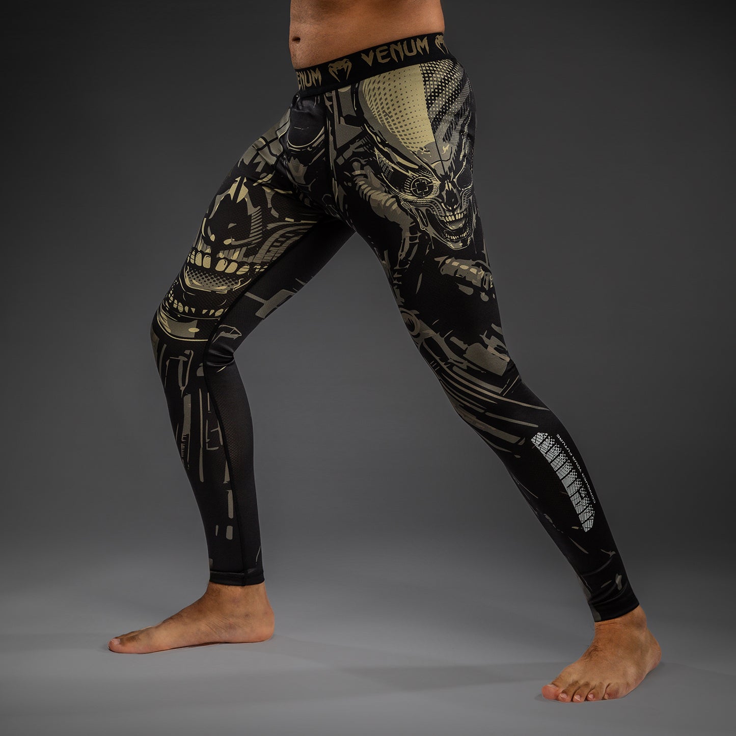 Pantalon de compression Venum Invader - Noir/Sable - product-type_Pantalons de Compression