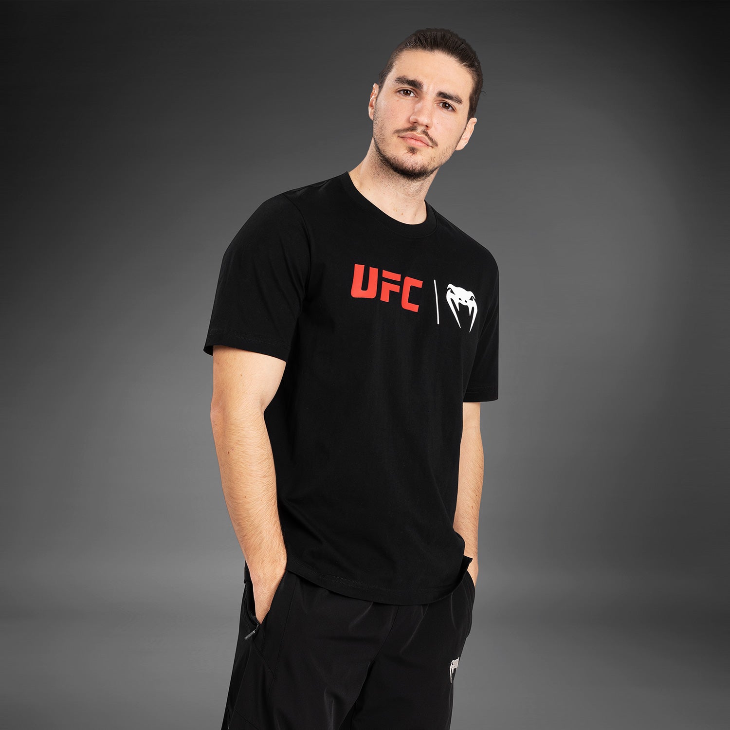 T-Shirt UFC Venum Classic - Noir/Rouge - product-type_T-Shirts