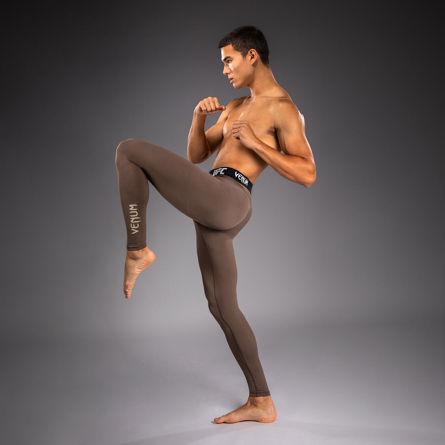 Pantalon de Compression Technique pour Homme Venum UFC Unity by Venum Authentic Fight Week - Marron