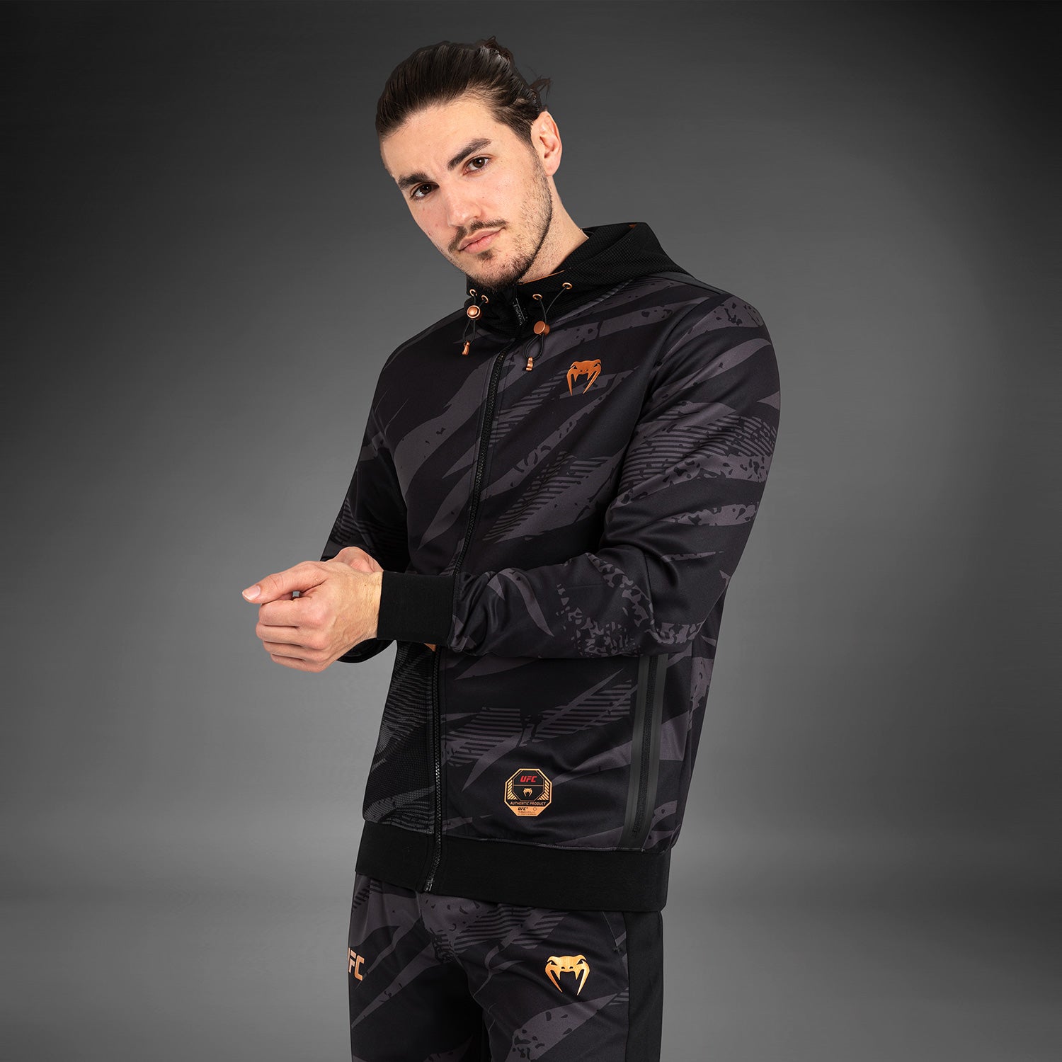 Veste À Capuche Zippé pour Hommes UFC Adrenaline by Venum Fight Week - Urban Camo - product-type_Vestes