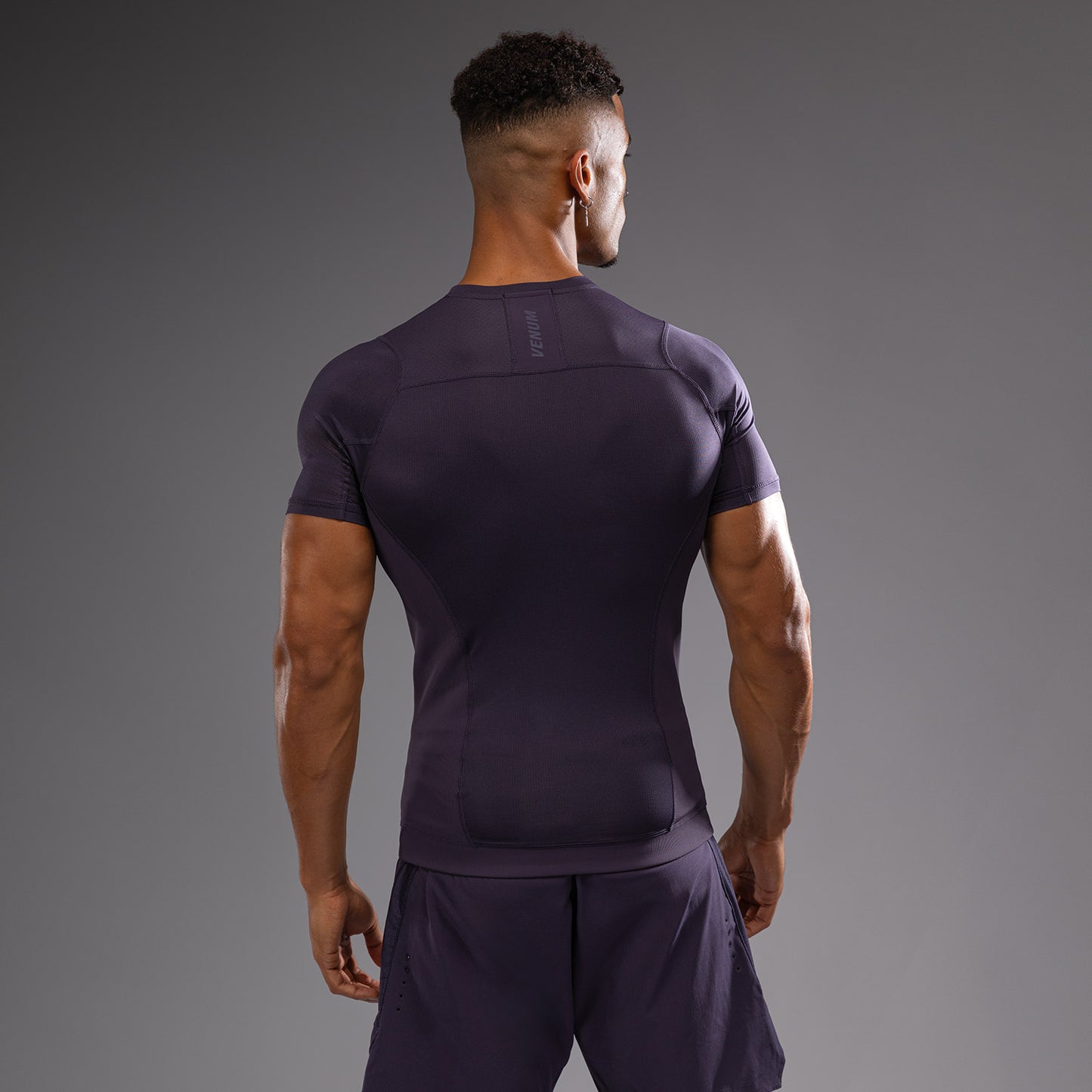 Rashguard à Manches Courtes Venum G-Fit Air pour Hommes - Violet Intense - product-type_T-Shirts de Compression