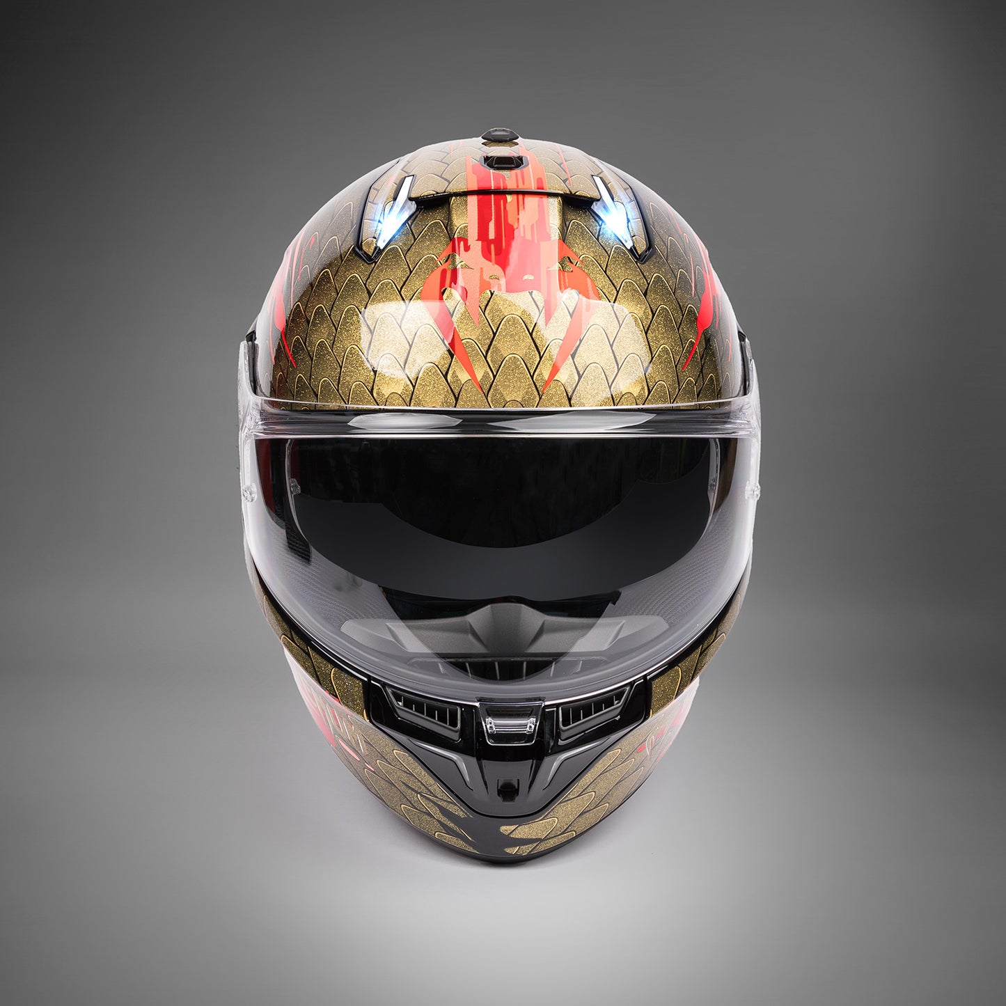 Casque de moto Venum x Shark SKWAL i3 - Rouge/Or - product-type_Casque de Moto