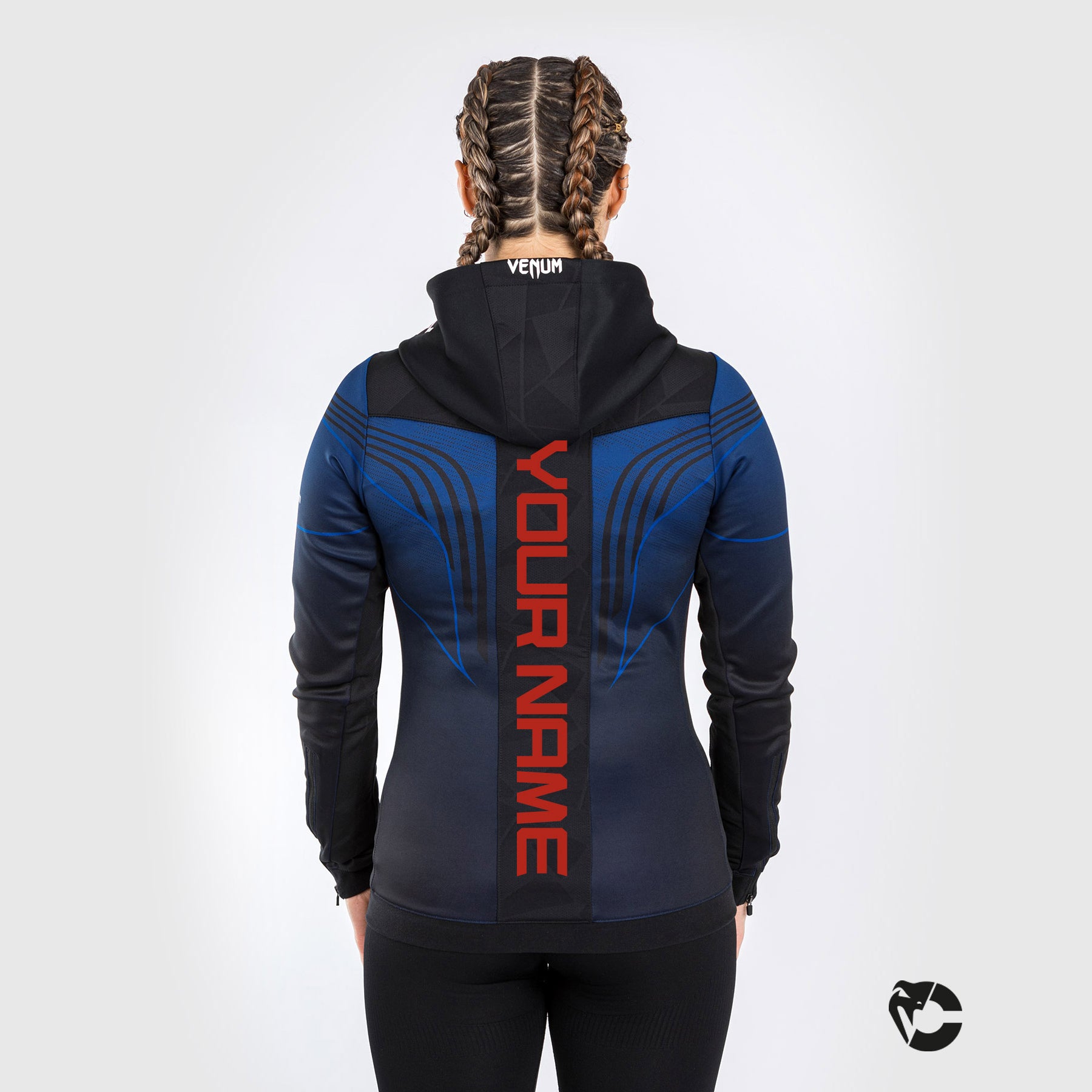 Sweatshirt à Capuche Femme Personnalisé Walkout UFC Venum Authentic Fight Night 2.0 - Midnight Edition - product-type_Vestes