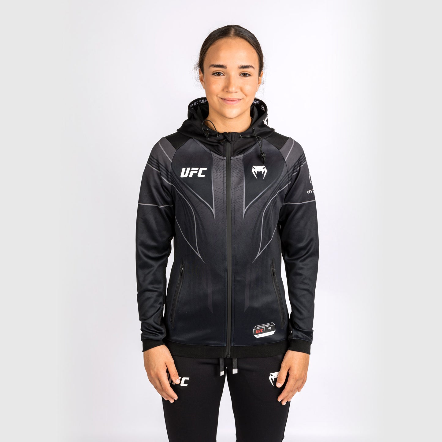 Sweatshirt Femme Personnalisé UFC Venum Authentic Fight Night 2.0 - Noir - product-type_Vestes