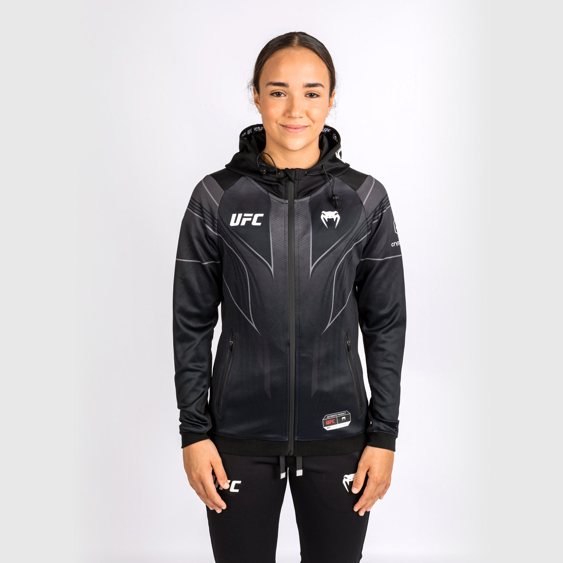 Sweatshirt Femme Personnalisé UFC Venum Authentic Fight Night 2.0 - Noir - product-type_Vestes