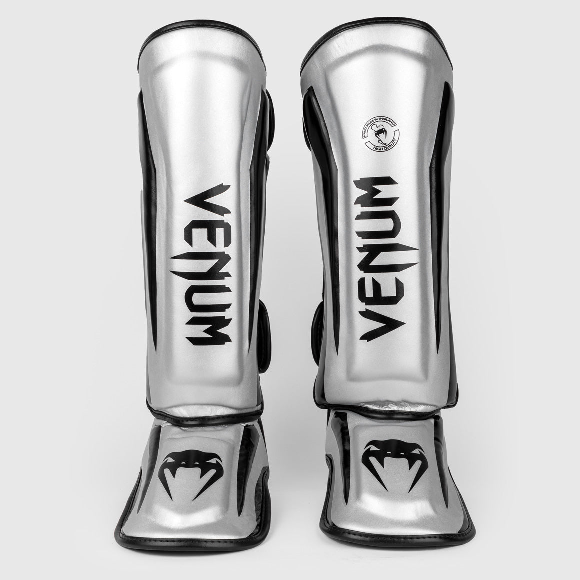 Protège-tibias Venum Elite - Argent/Noir - product-type_Protège-tibias