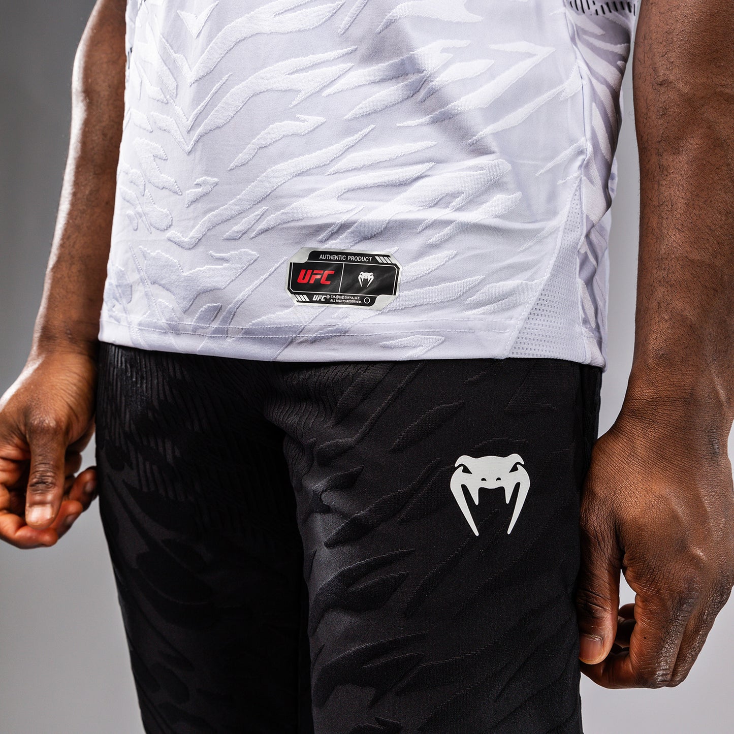 T-shirt Dry-Tech pour Hommes UFC Fusion by Venum Authentic Fight Night - Blanc - product-type_T-Shirts Dry Tech