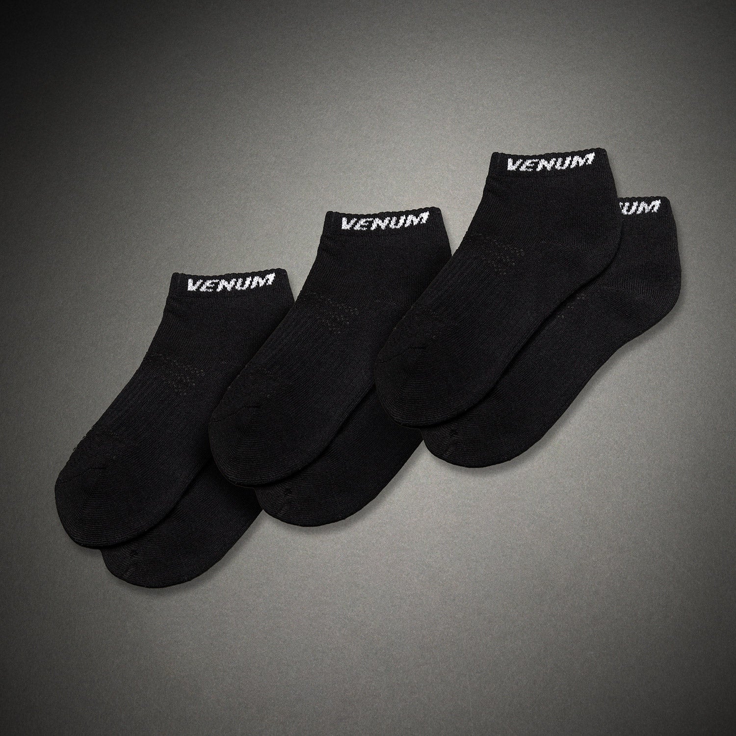 Chaussettes courtes Venum Essential (Lot de 3 paires) – Noir/Blanc - product-type_Chaussettes