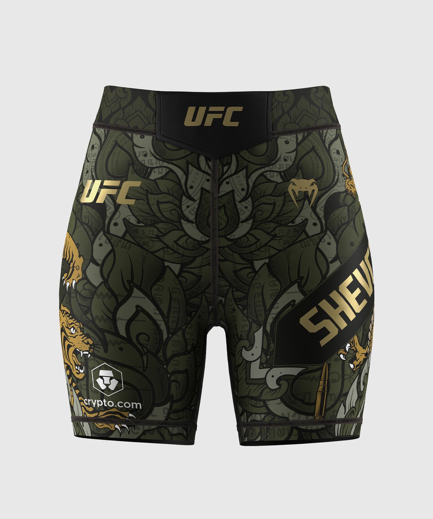 Short de compression pour Femmes UFC Unrivaled by Venum Valentina Shevchenko - Vert - product-type_Shorts de compression