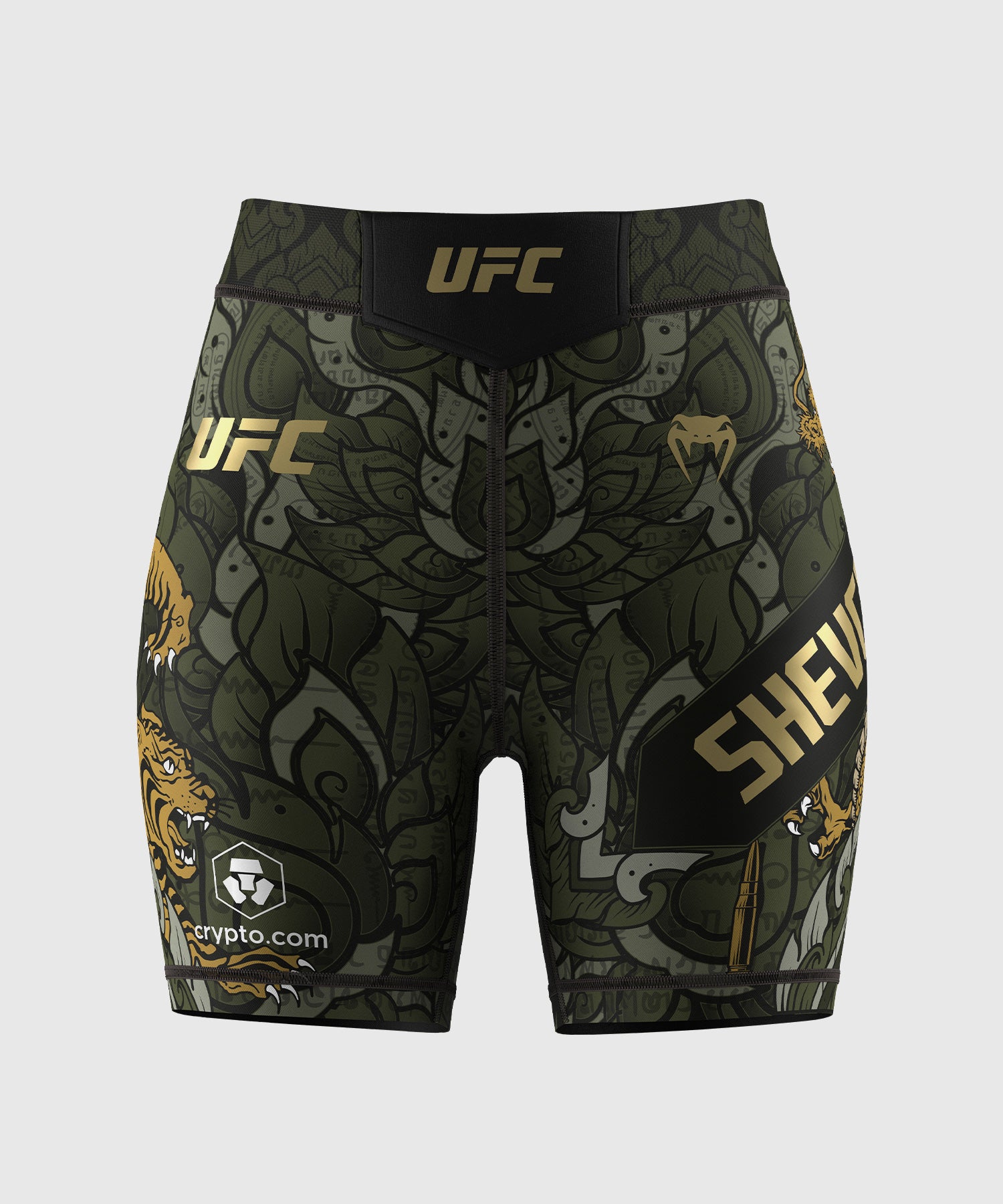 Short de compression pour Femmes UFC Unrivaled by Venum Valentina Shevchenko - Vert - product-type_Shorts de compression