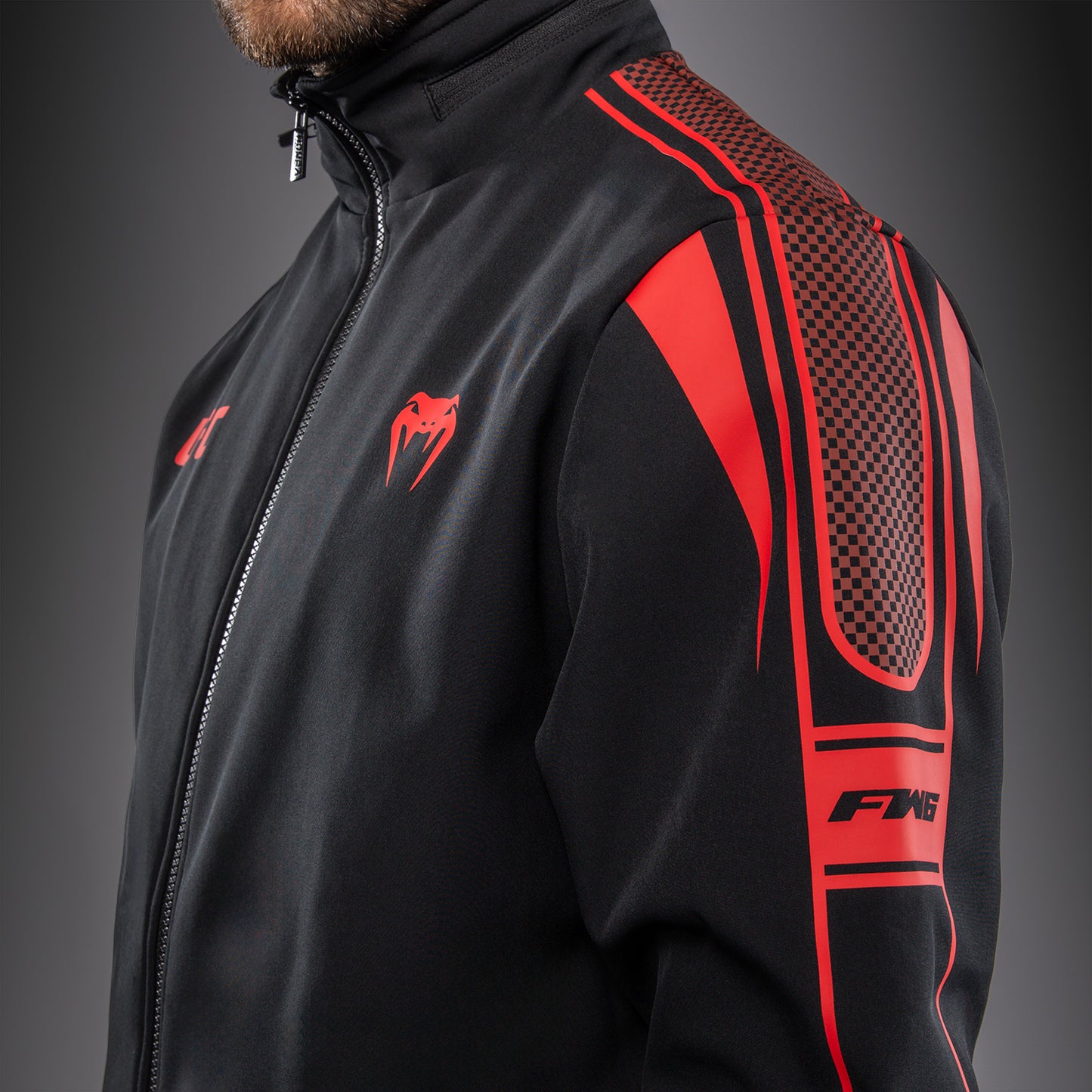 Sweat à Capuche Zippé pour Homme Venum UFC Unity by Venum Authentic Fight Week - Noir