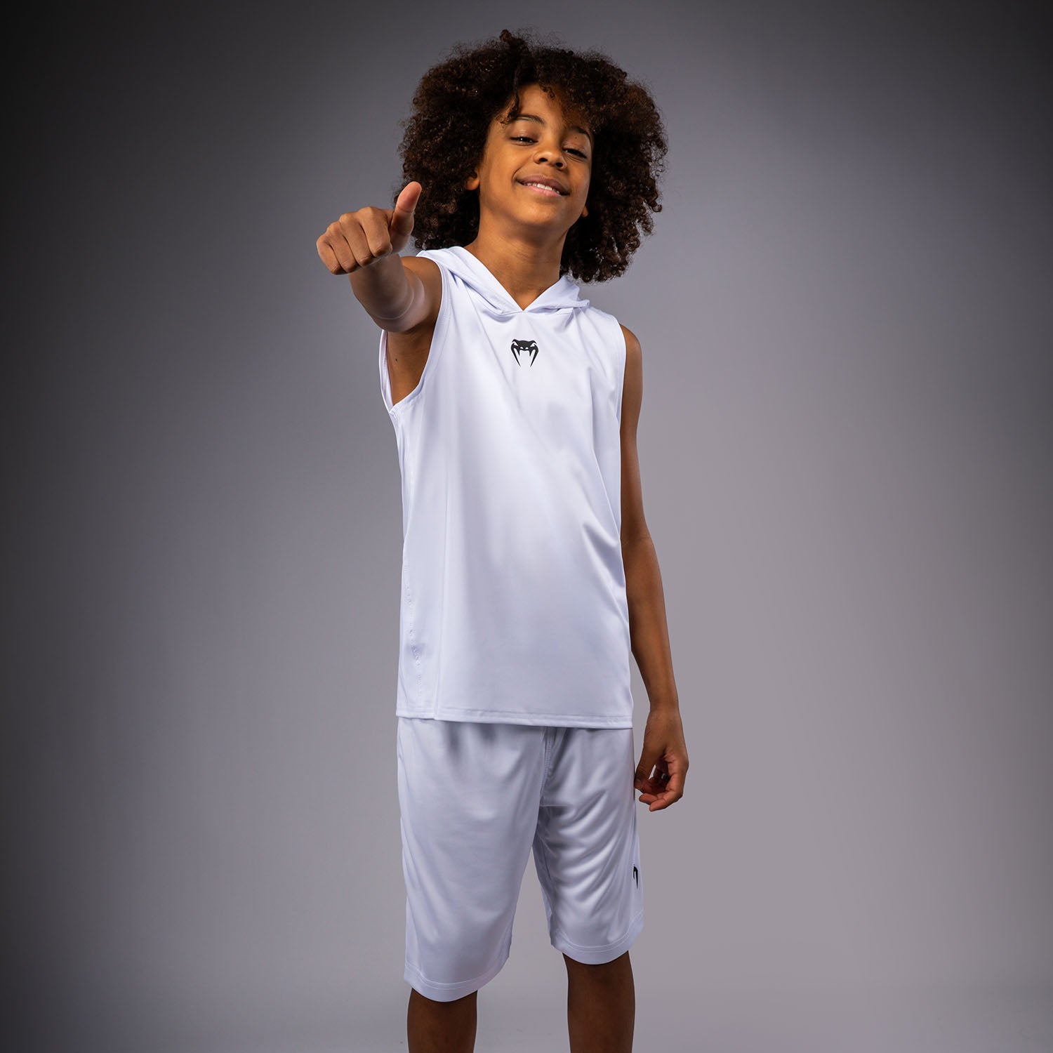 Sweat à capuche sans manches Dry Tech pour Enfants Venum Elite - Blanc - product-type_Sweatshirts